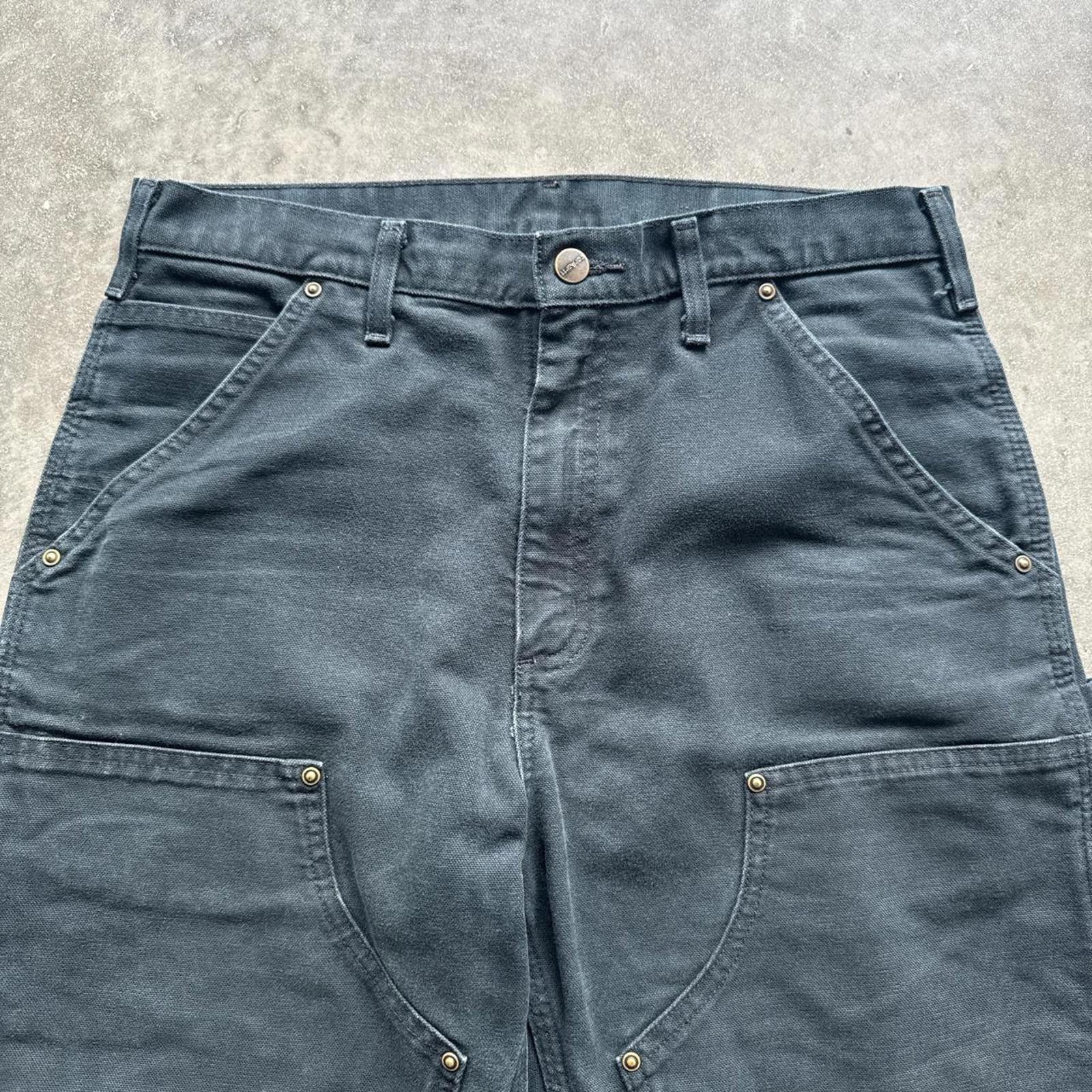 Carhartt Black Carhartt Carpanter Double Knee Vintage Y2k Cargo Pants Size US 31 - 2 Thumbnail