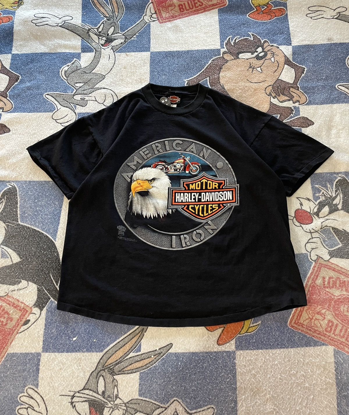 Harley Davidson Vintage 80’s harley tee Size US XL / EU 56 / 4 - 1 Thumbnail