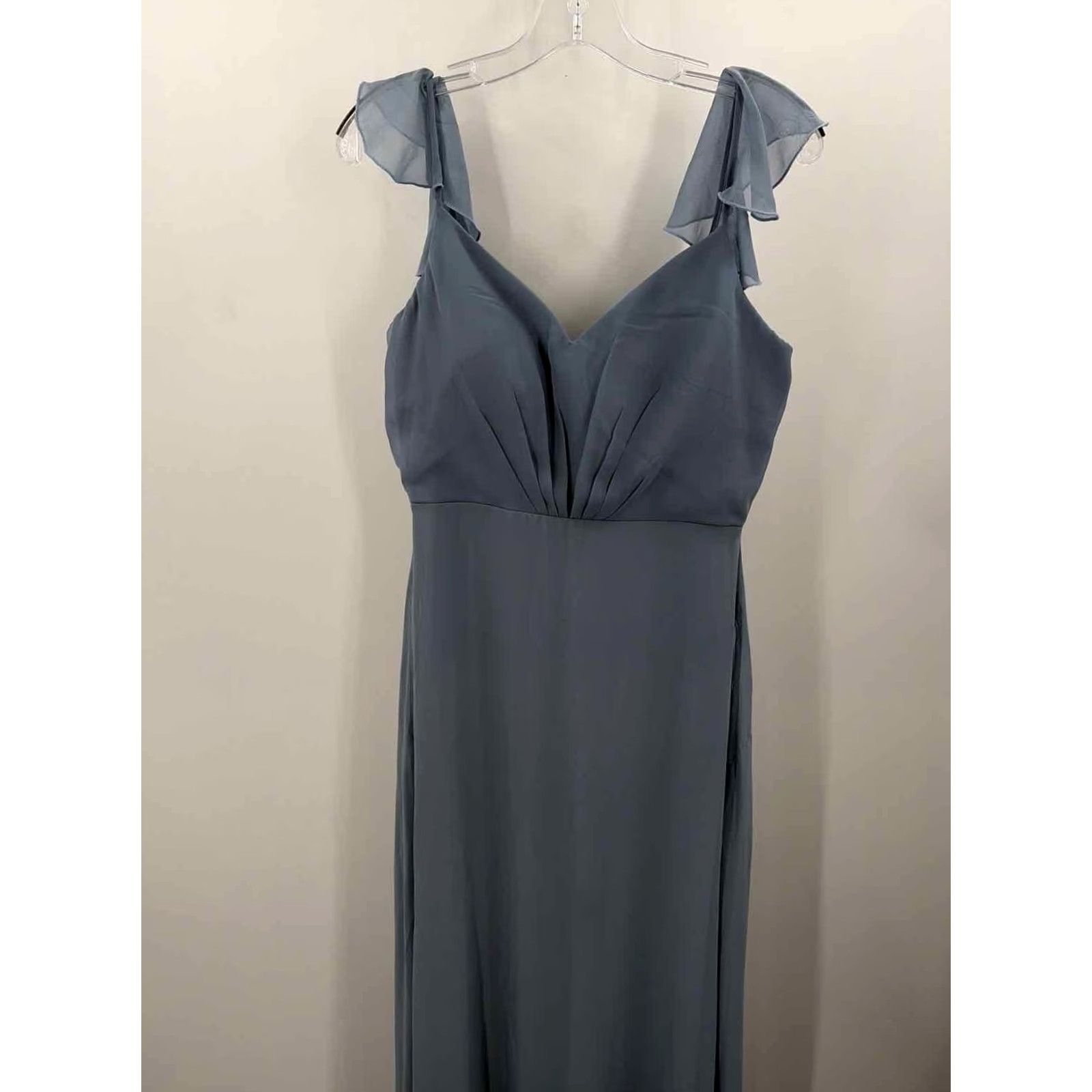 Vintage Pre-Owned Birdy Grey Blue Size Medium Maxi Evening Gown Size M / US 6-8 / IT 42-44 - 4 Thumbnail