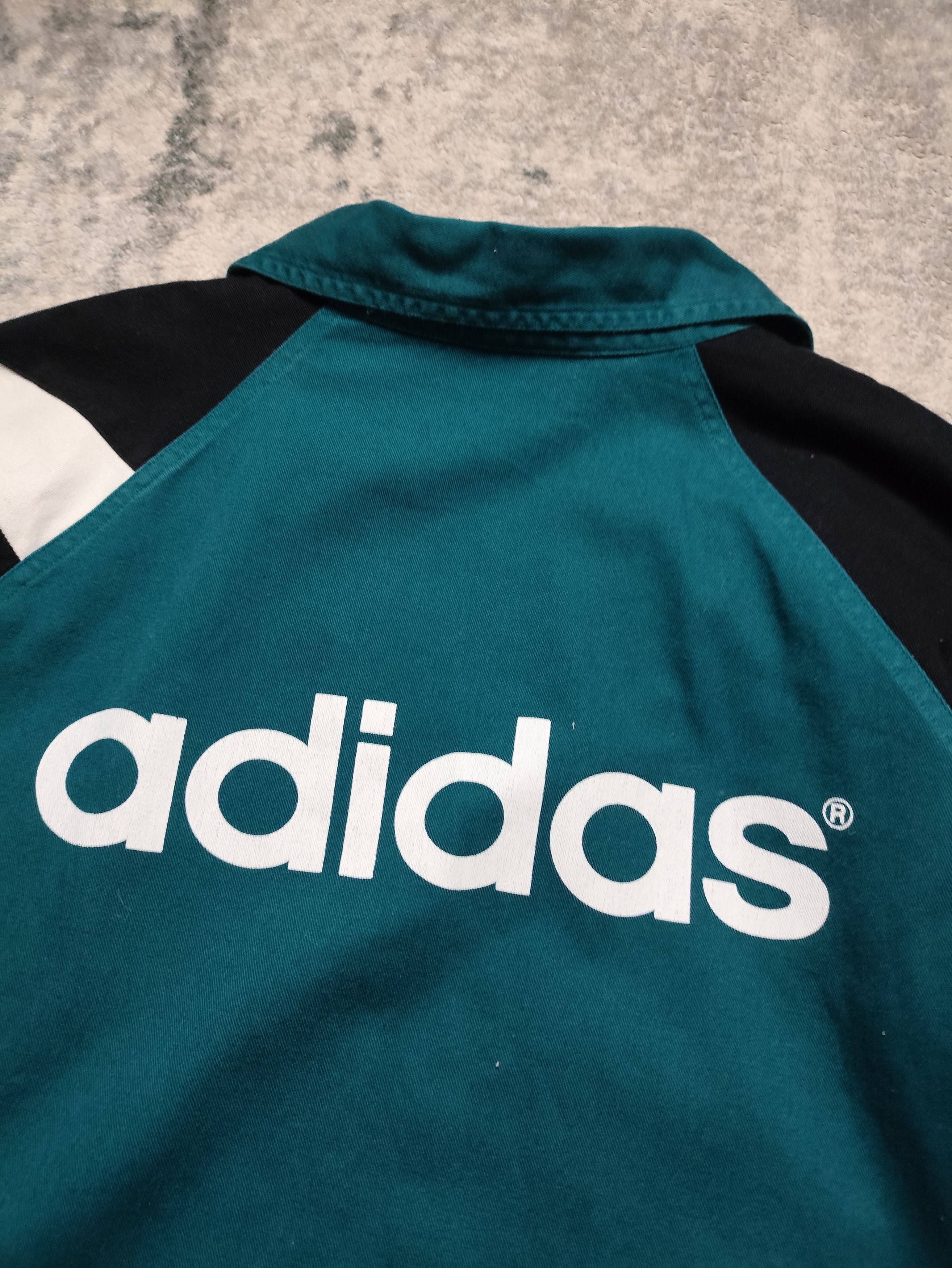 Adidas × Vintage Vintage 90s Adidas Liverpool Jacket Football Soccer RARE Size US L / EU 52-54 / 3 - 5 Thumbnail