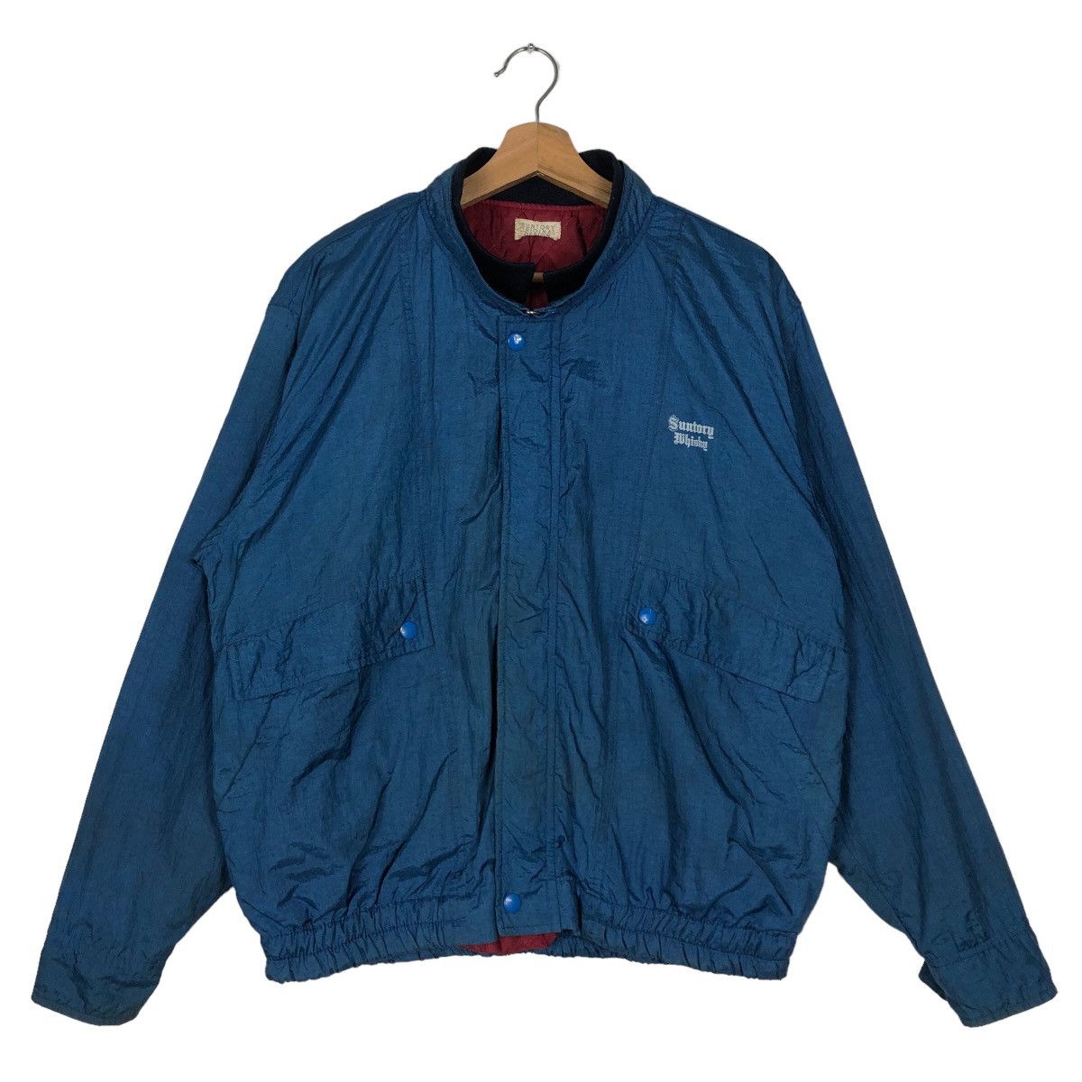 Japanese Brand 🔥90’s Vintage Bomber Jacket Suntory Boss Coffee Big Logo Size US M / EU 48-50 / 2 - 1 Thumbnail