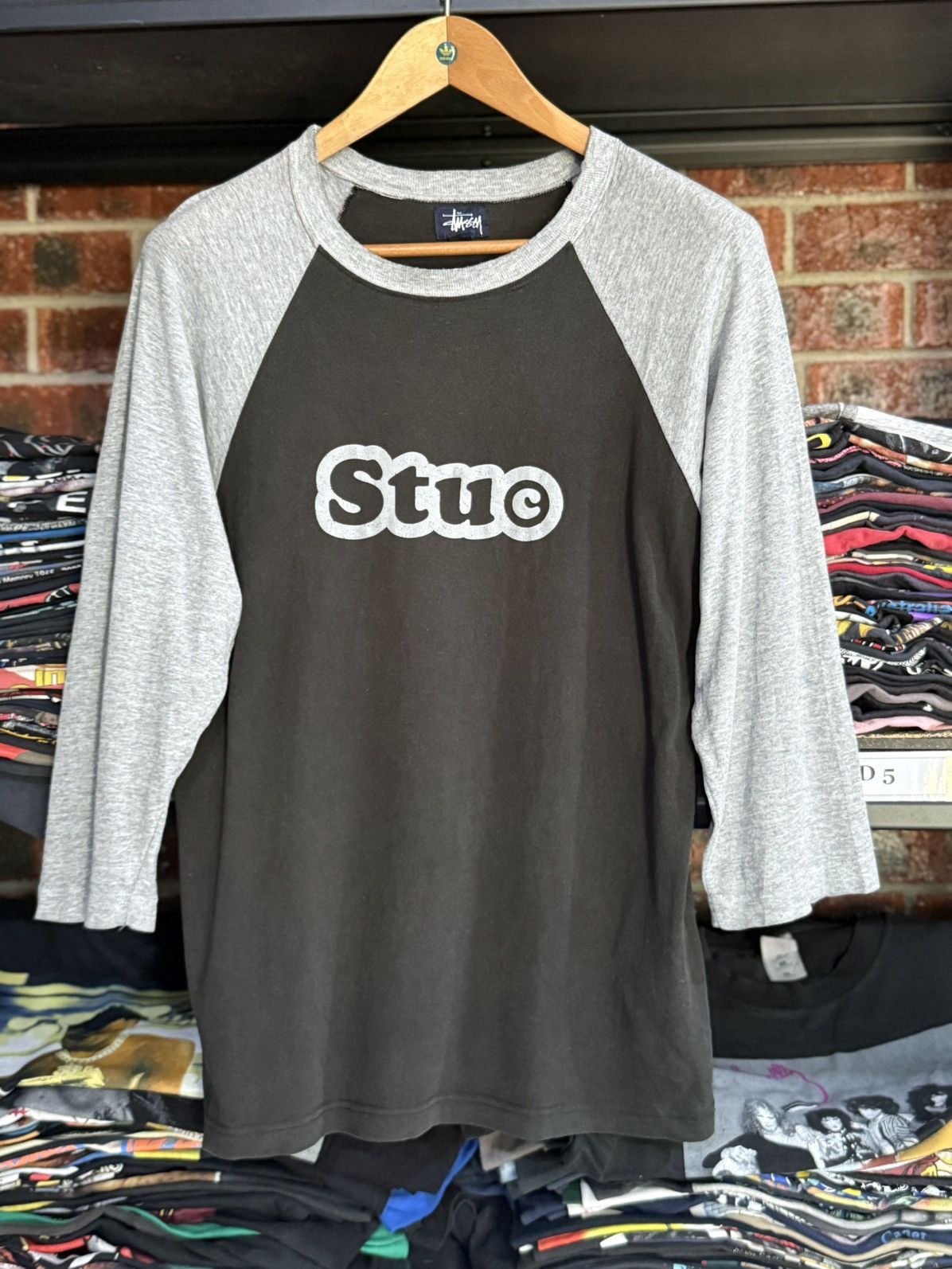 Stussy × Vintage Vintage 90s Stuc Stussy 3q Skateboard Faded Tee Size US M / EU 48-50 / 2 - 1 Thumbnail