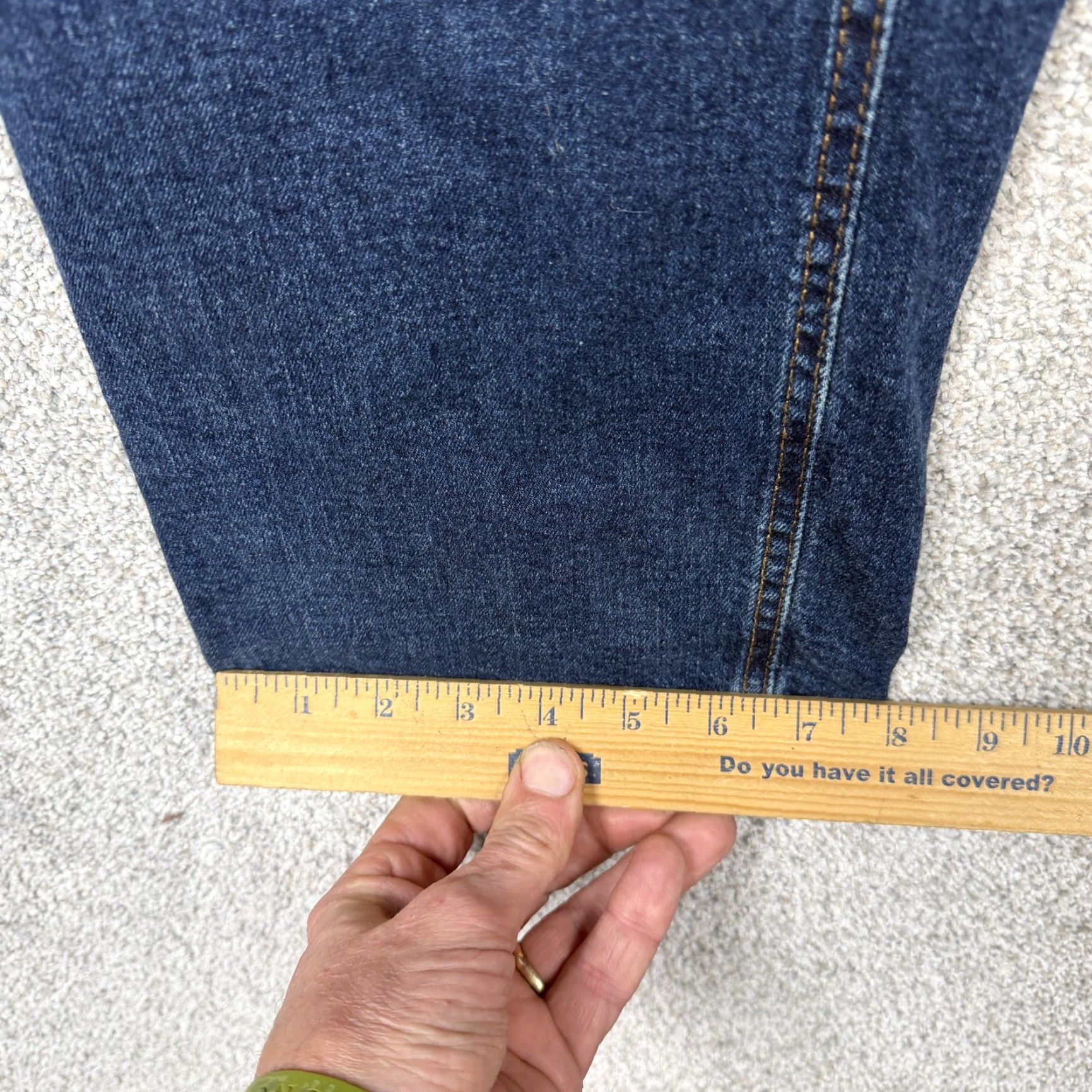 Vintage Levi Strauss Signature Jeans Mens 38x30 Athletic Straight Stretch Denim Shirt? Size US 38 / EU 54 - 3 Thumbnail