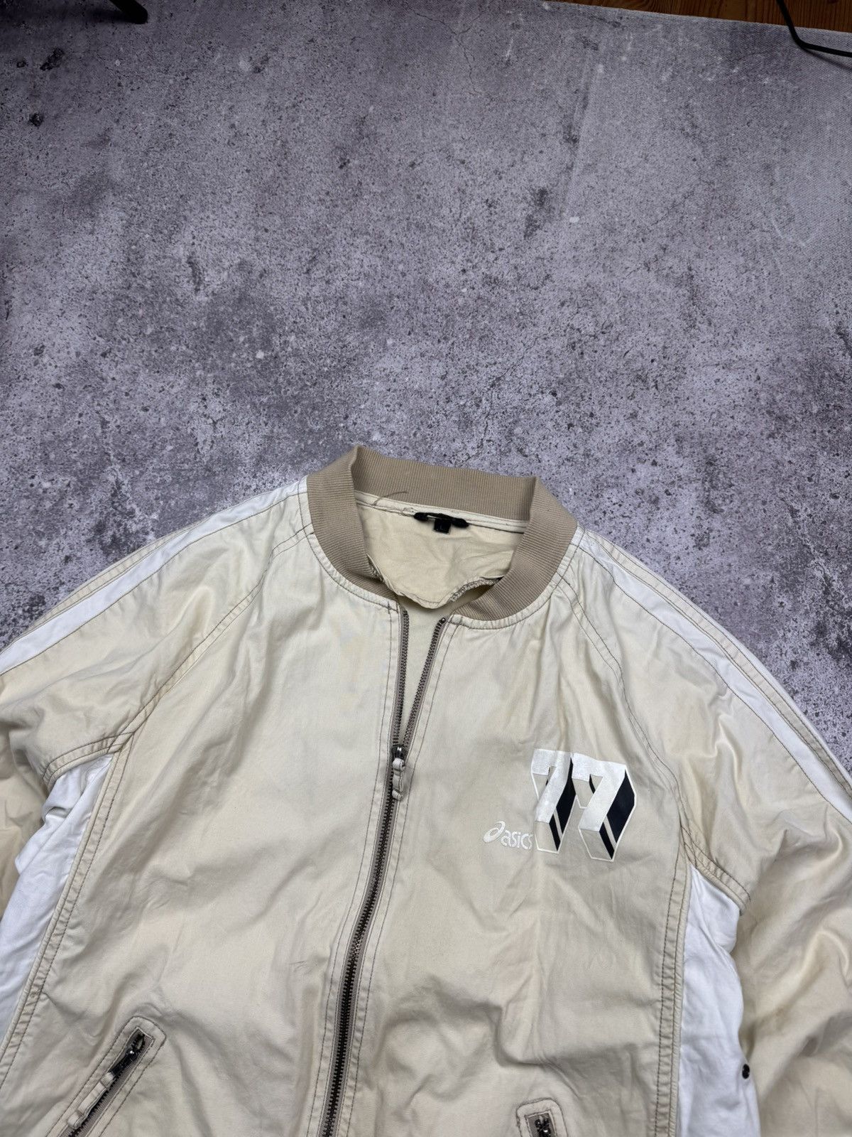 Asics Vintage ASICS 90’s Japan 77 Bomber Jacker Archive Rare Size US M / EU 48-50 / 2 - 2 Thumbnail