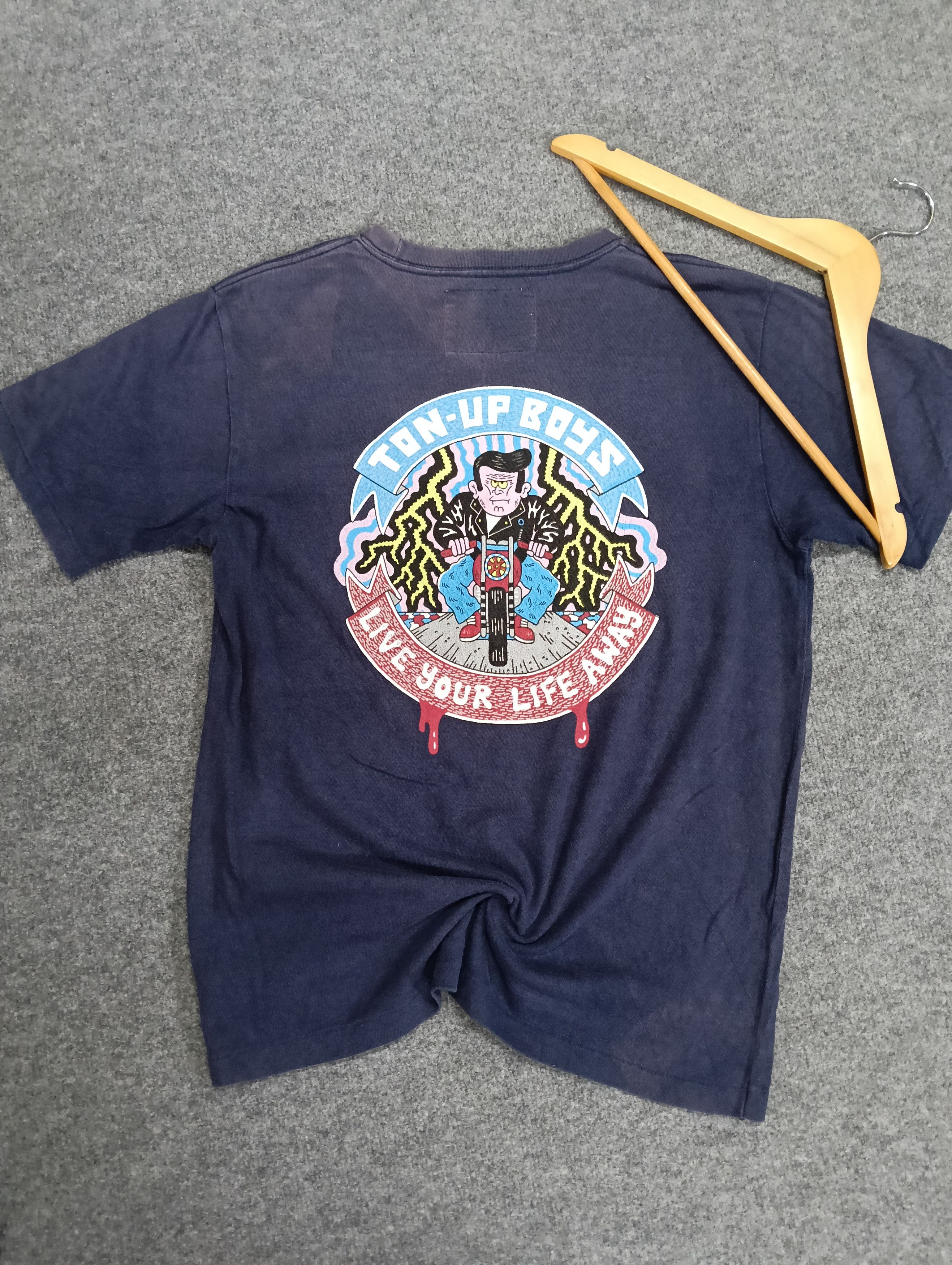 Anime × Japanese Brand Vintage Ton-up boyz anime japan.all single stitch. Size US M / EU 48-50 / 2 - 1 Thumbnail