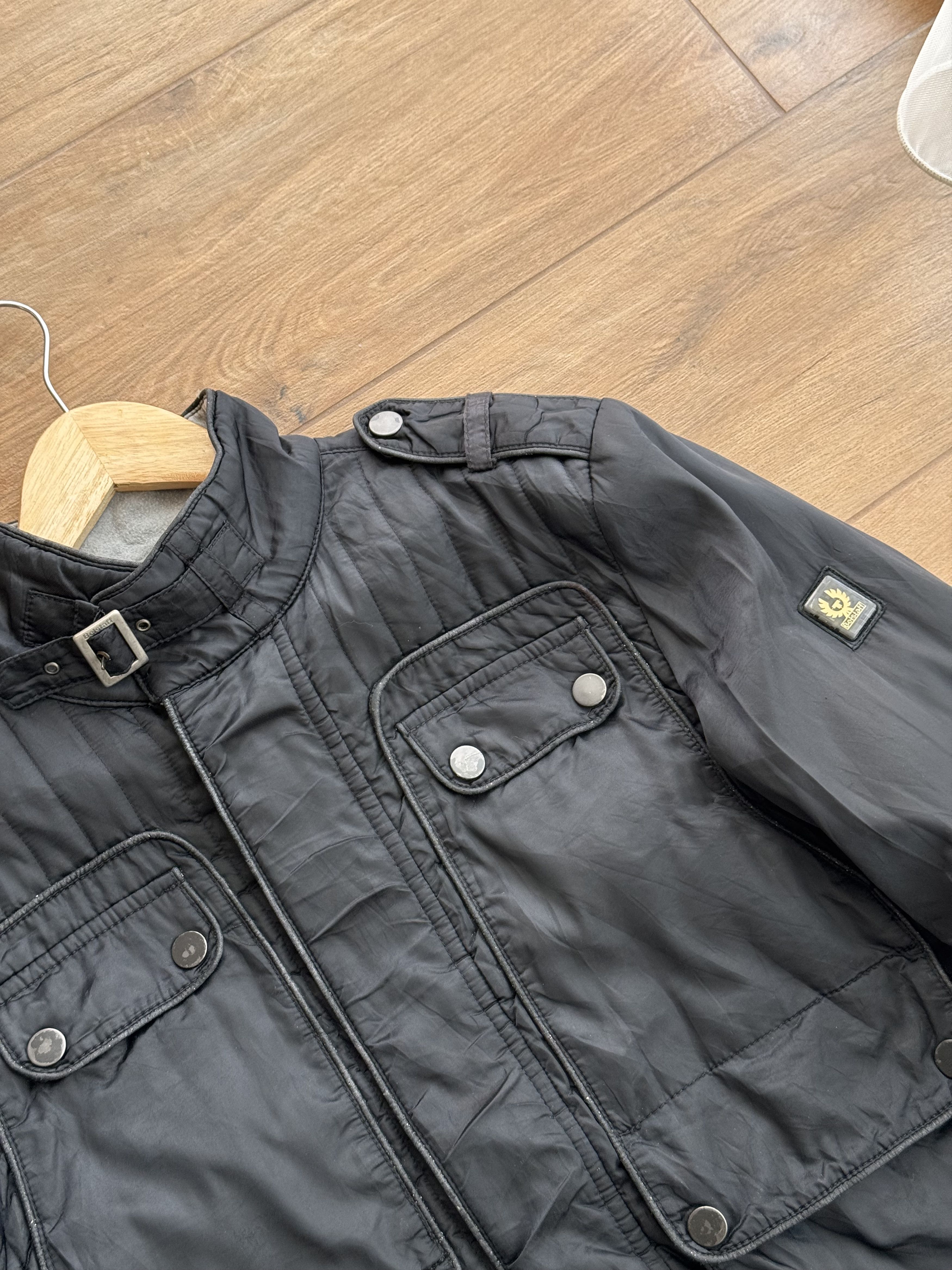 Belstaff × Vintage Vintage Belstaff Nylon Black Label Moto W' Jacket Size M / US 6-8 / IT 42-44 - 5 Thumbnail