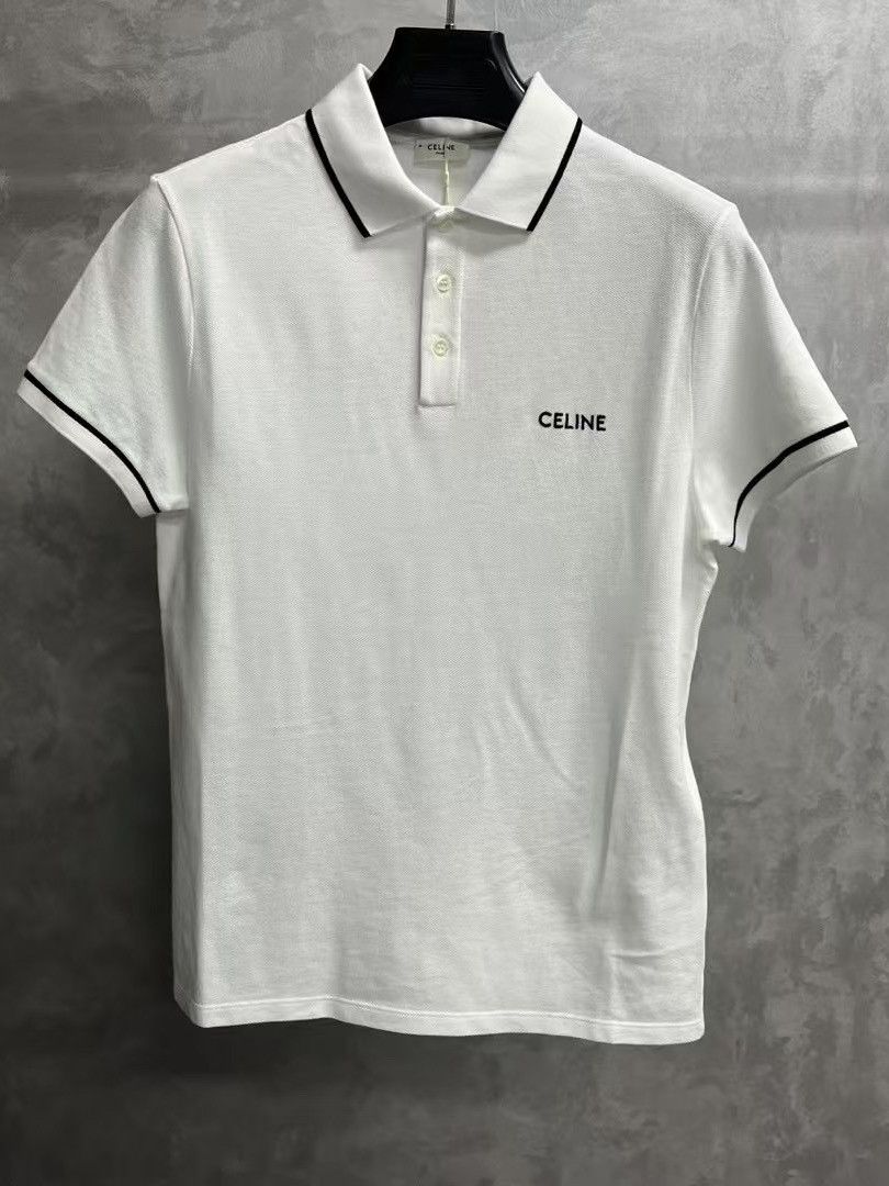 Celine CELINE Logo Polo Shirt Size S Size US S / EU 44-46 / 1 - 1 Thumbnail