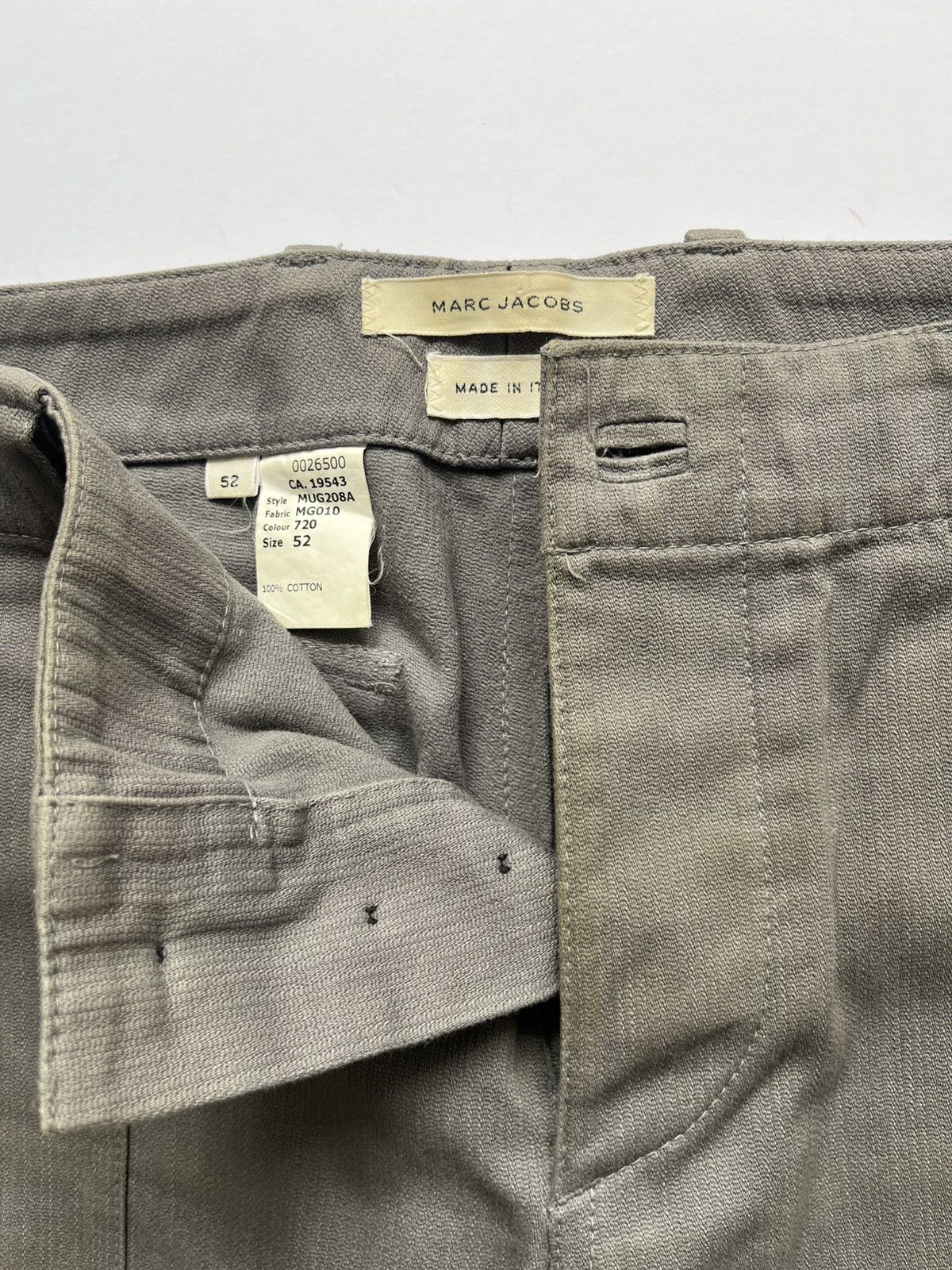 Marc Jacobs Marc Jacobs Mens Cotton Trousers Size US 44 / EU 60 - 4 Thumbnail