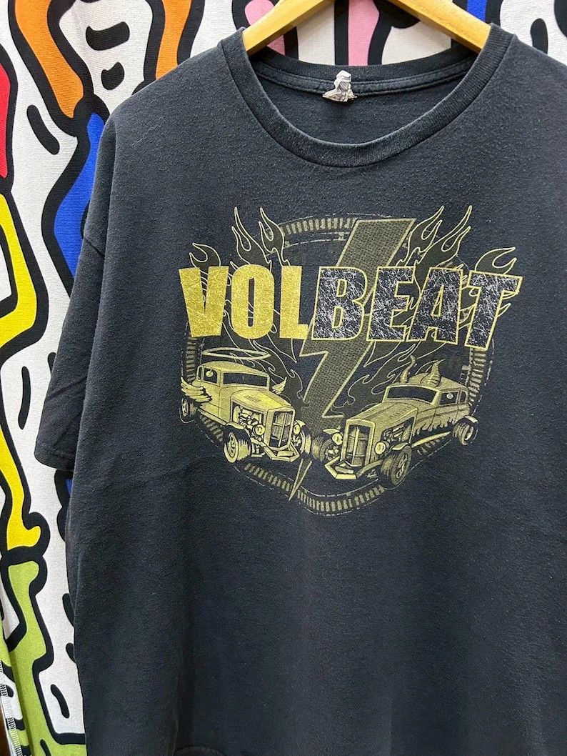 Vintage Vintage 2000s Volbeat tshirt size 2XL Size US XXL / EU 58 / 5 - 1 Thumbnail