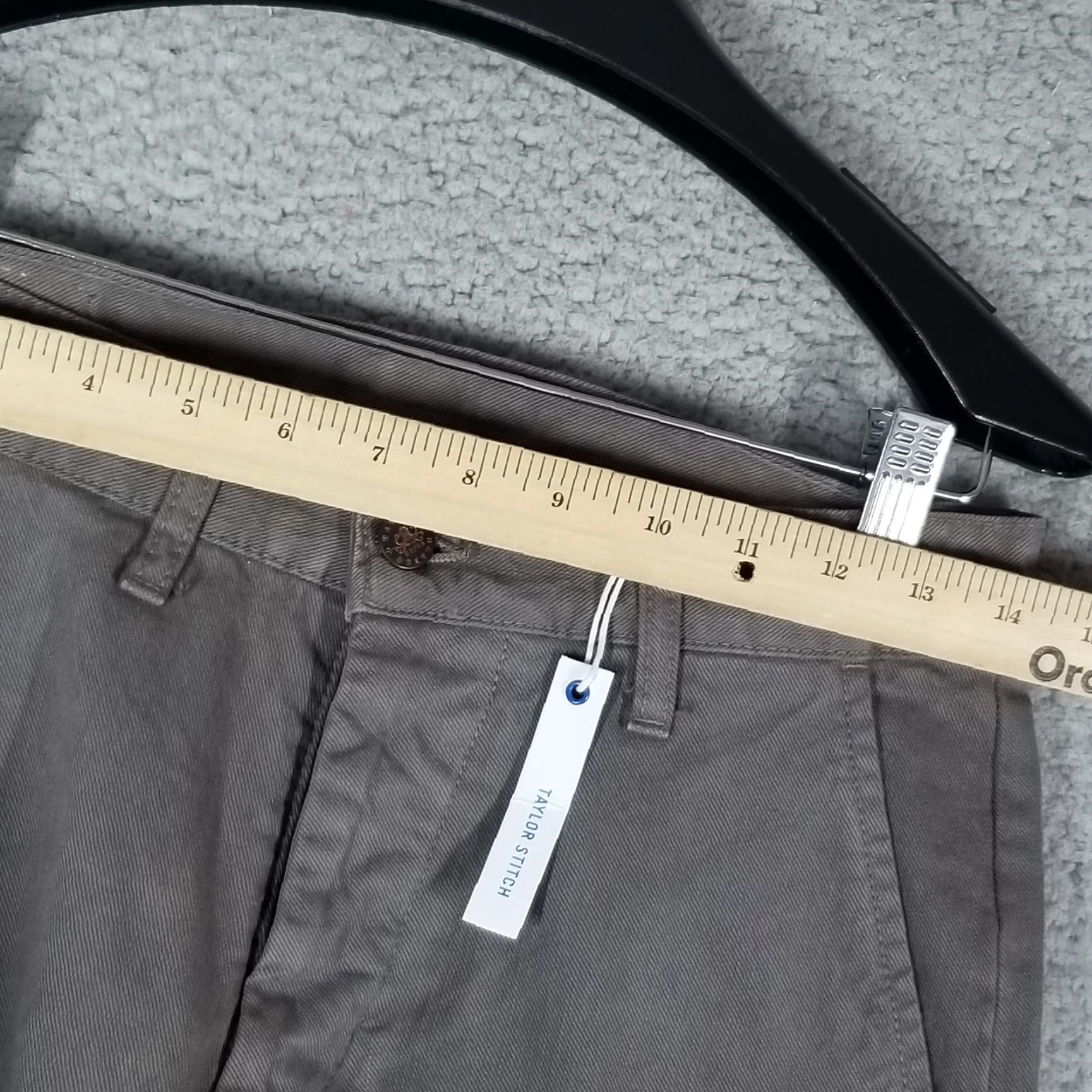 Taylor Stitch VINTAGE Taylor Stitch Slim Fit Chino Pants In Organic Gray Men’s 29X34 NWT Size US 29 - 4 Thumbnail