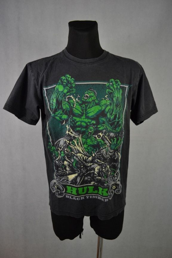 Marvel Comics × Vintage VINTAGE HULK BLACKTIMBER THAILAND TEE VERY RARE Size US L / EU 52-54 / 3 - 1 Thumbnail