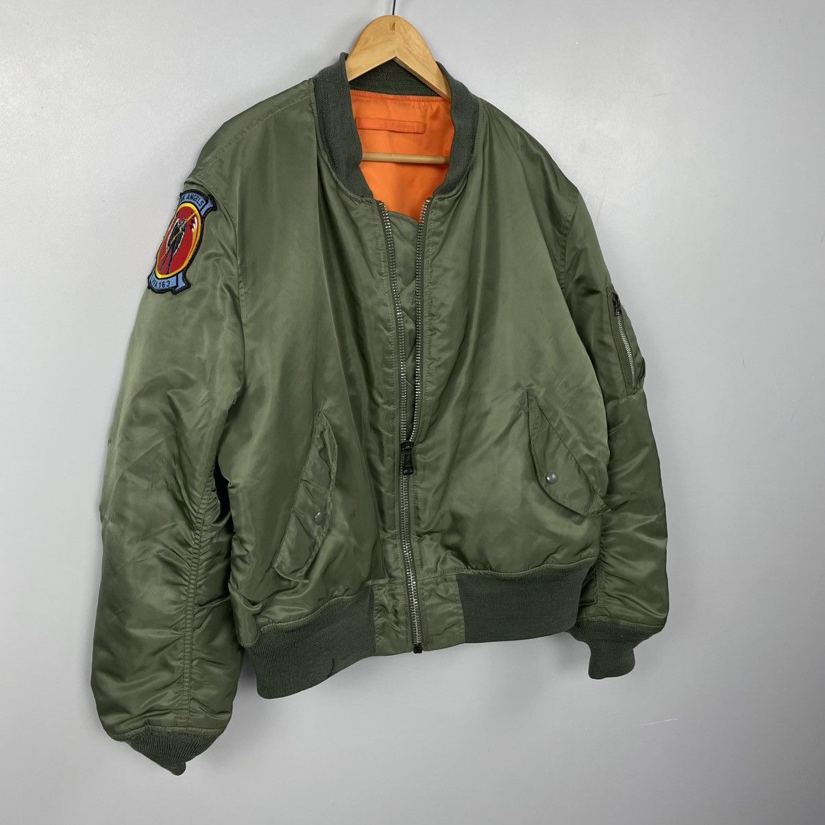 Alpha Industries RARE 80-90’s Alpha Industries Bomber MA-1 Stretwear Y2k Hype Size US XL / EU 56 / 4 - 3 Thumbnail