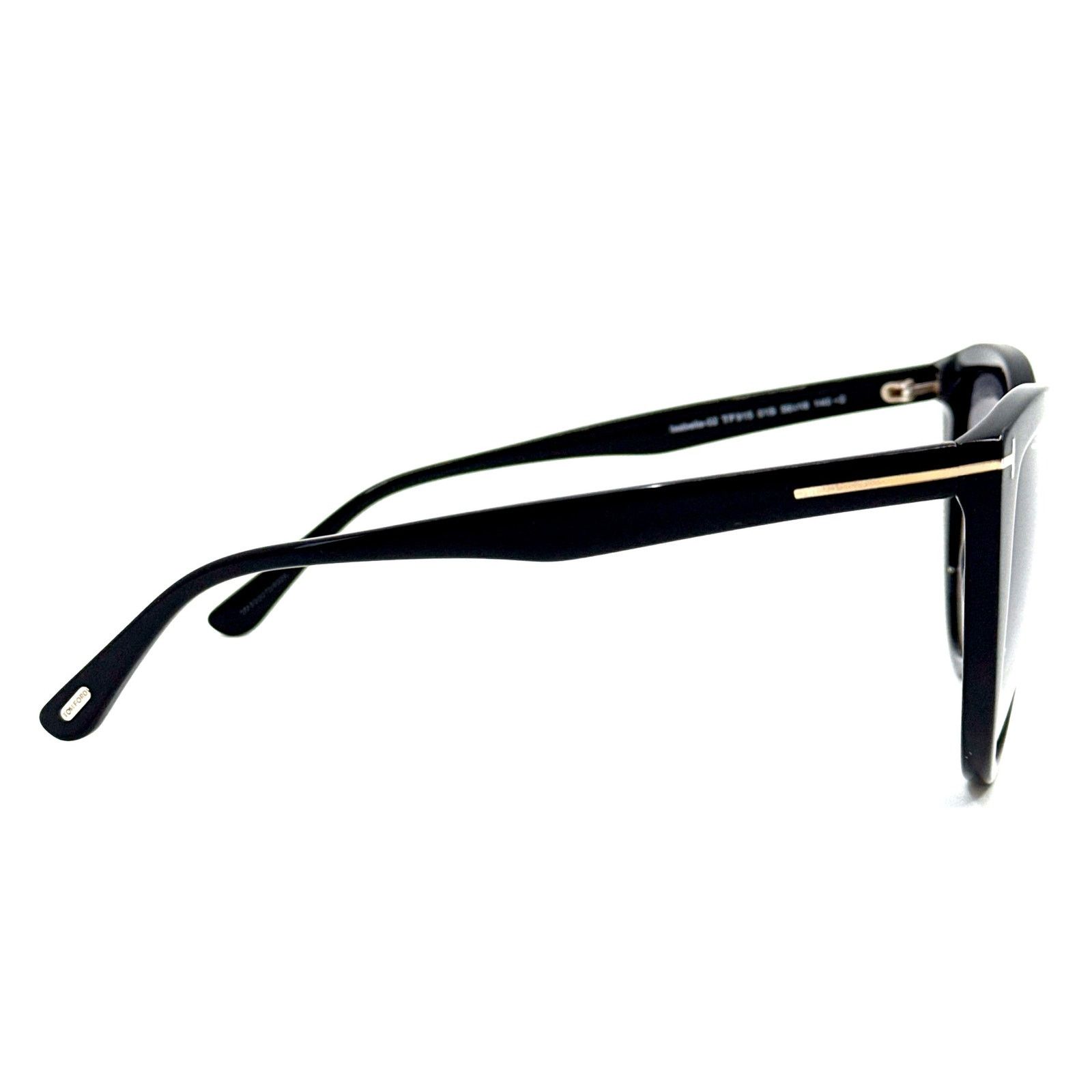 Tom Ford New, TOM FORD Isabella-02 Sunglasses TF915 01B Authentic Size ONE SIZE - 10 Thumbnail