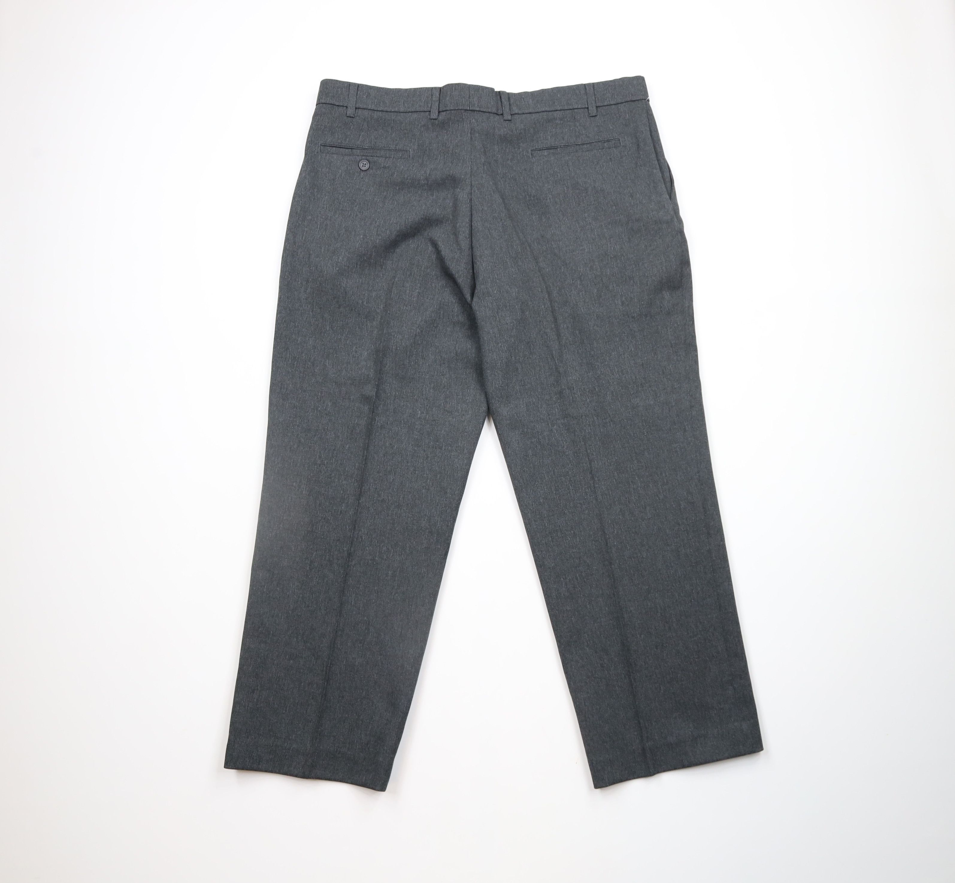 Levi's × Vintage Vintage 90s Levis Knit Wide Leg Chino Pants Trousers Gray Size US 40 / EU 56 - 8 Thumbnail