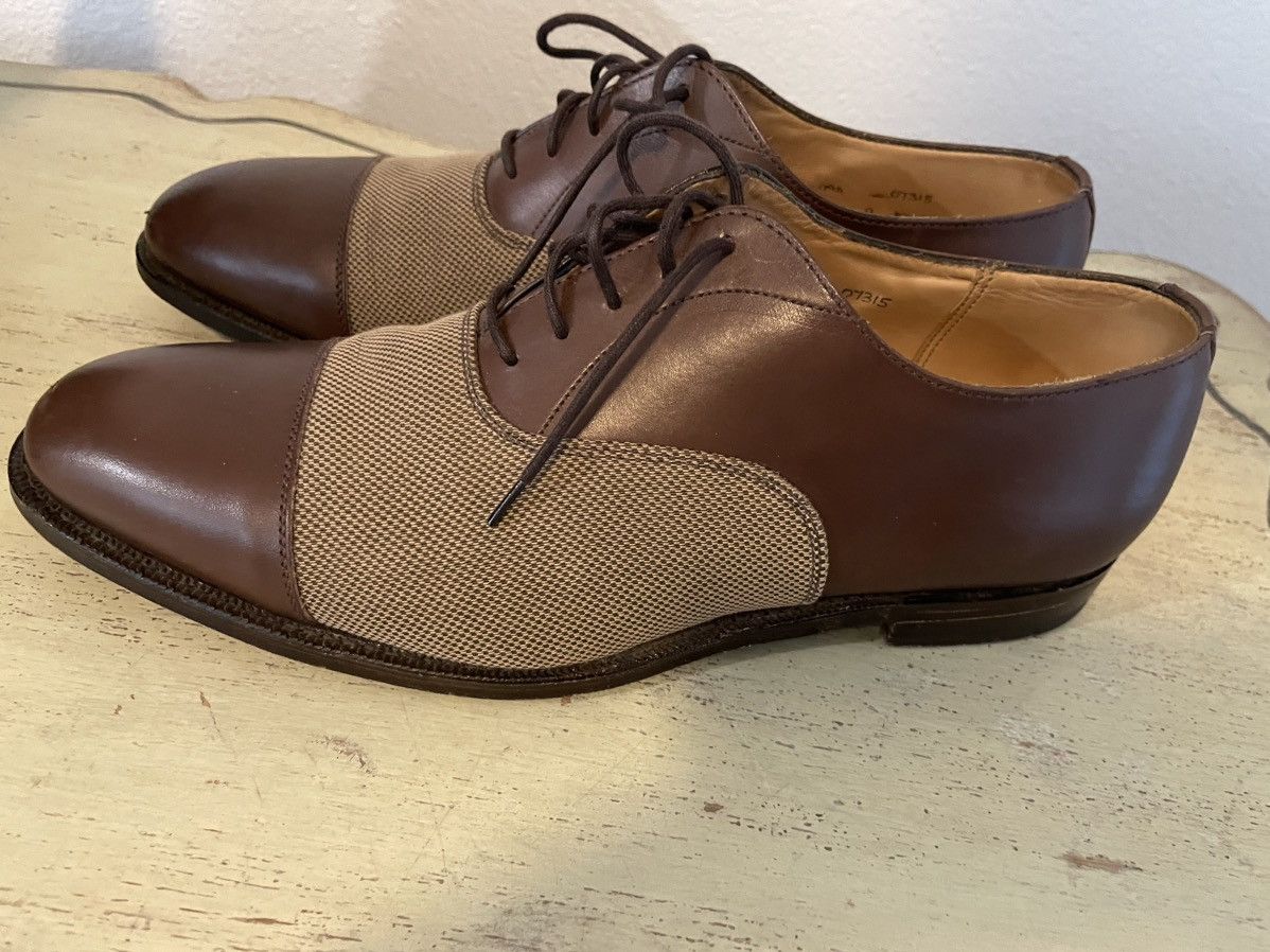 Brooks Brothers × Peal And Co Textured Cap Toe Oxford Size US 9 / EU 42 - 3 Thumbnail