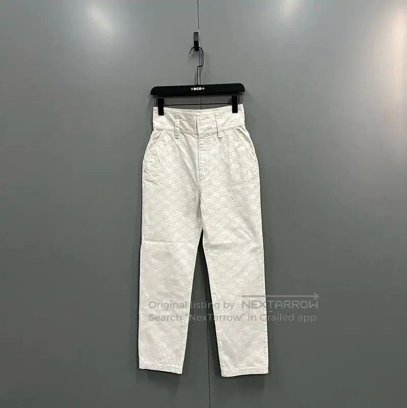Fendi Fendi Summer White Cotton Casual Pants . Size 28" / US 6 / IT 42 - 1 Thumbnail