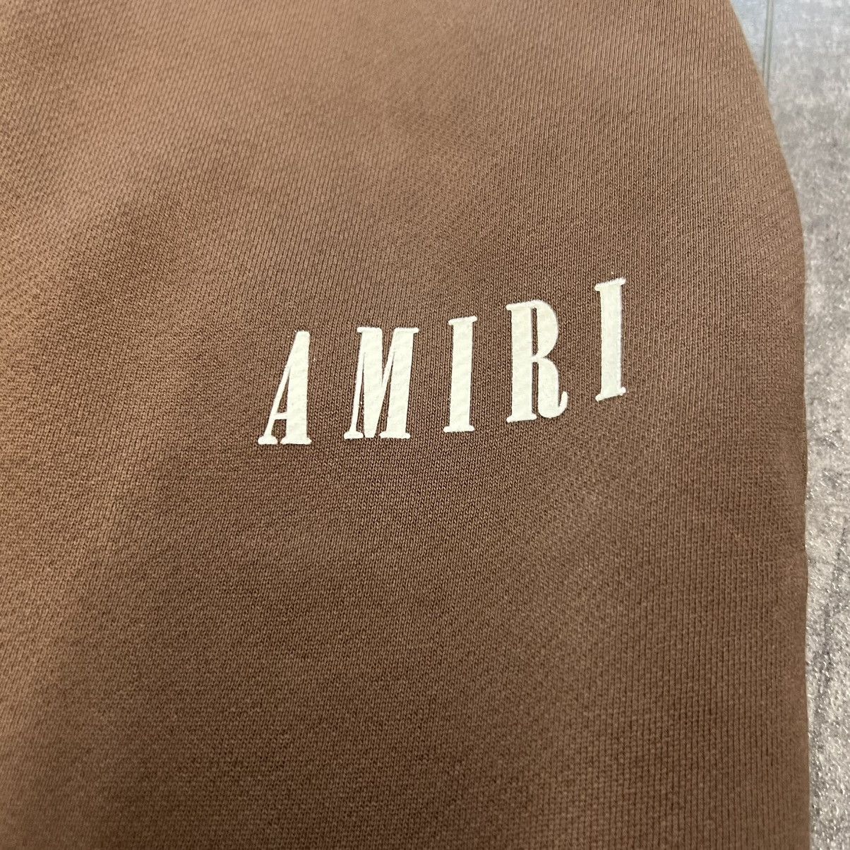 Amiri Amiri Logo Baggy Sweatpants Brown Size US 36 / EU 52 - 3 Thumbnail