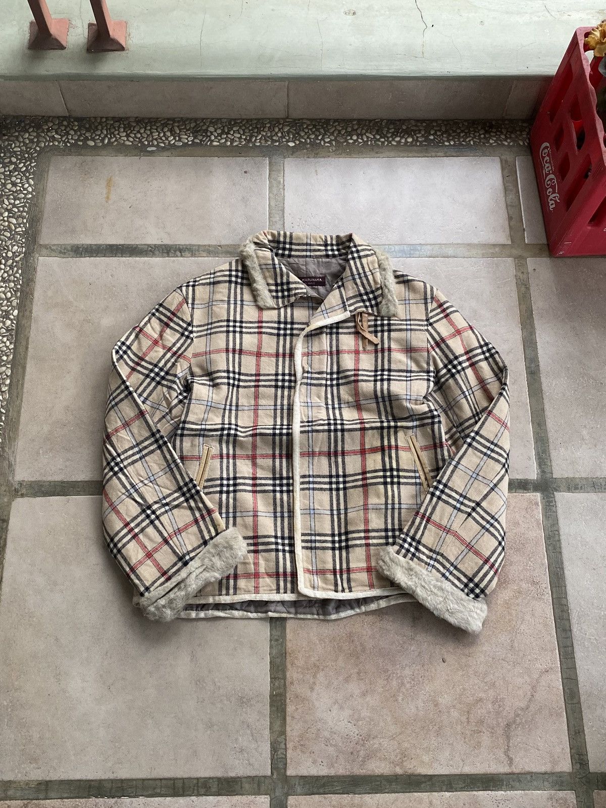 Keita Maruyama Jpn Wool Plaid Jacket