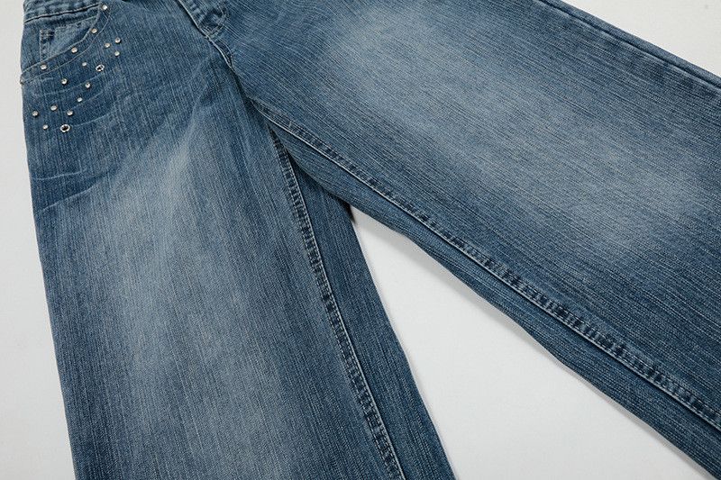 Jean American-style studded lightning bolt jeans for men Size US 32 / EU 48 - 4 Thumbnail