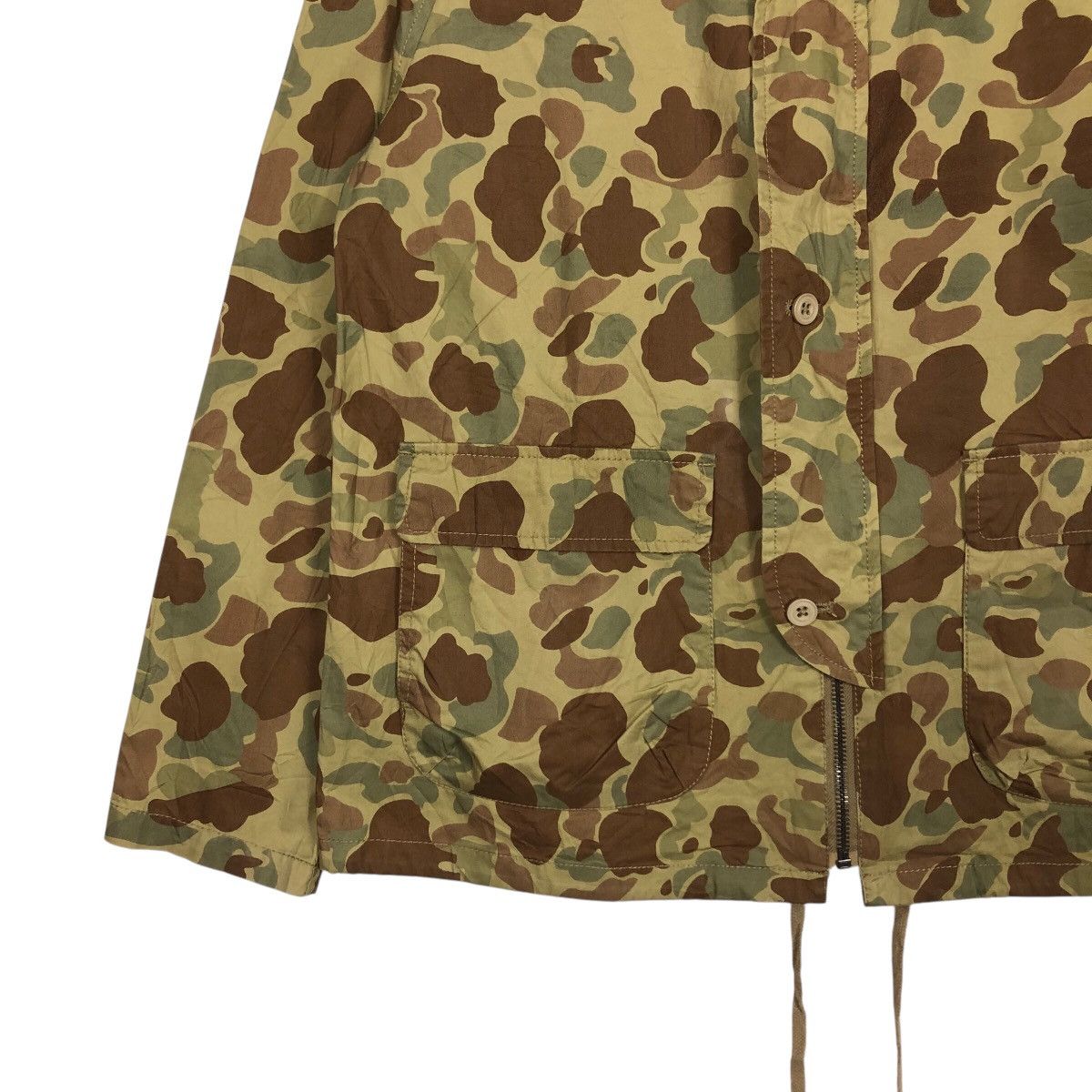 Japanese Brand 📌Vintage Chore Biker Jacket Frog Skins Design Camouflage Size US M / EU 48-50 / 2 - 5 Thumbnail