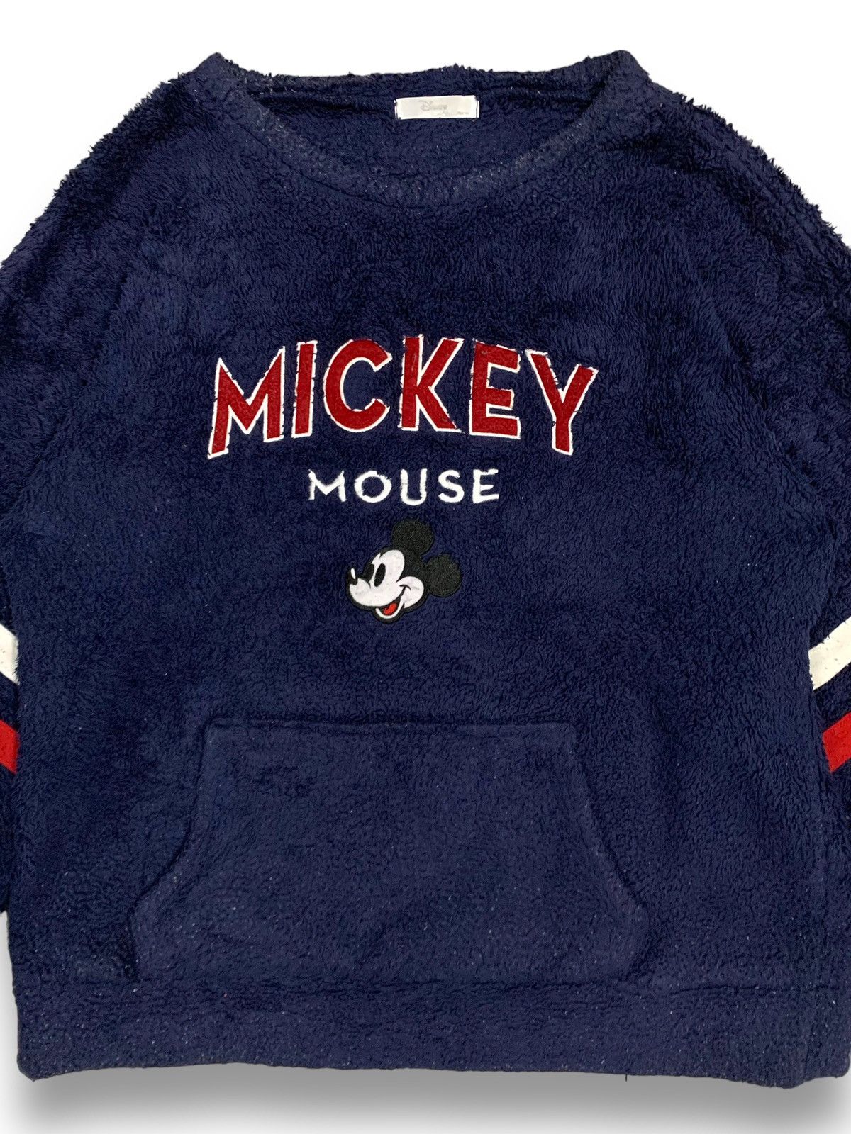 Disney Vintage Disney Mickey Mouse Big Logo Fleece Sweatshirts Size US L / EU 52-54 / 3 - 3 Thumbnail