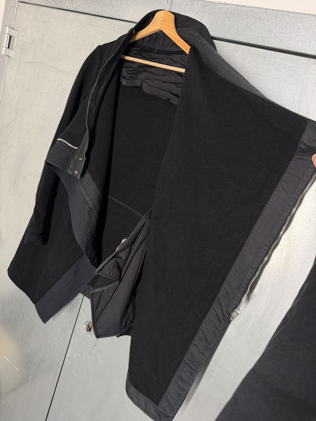 Rick Owens Rick Owens Lambs Wool Cross Zip Coat Size US S / EU 44-46 / 1 - 20 Thumbnail