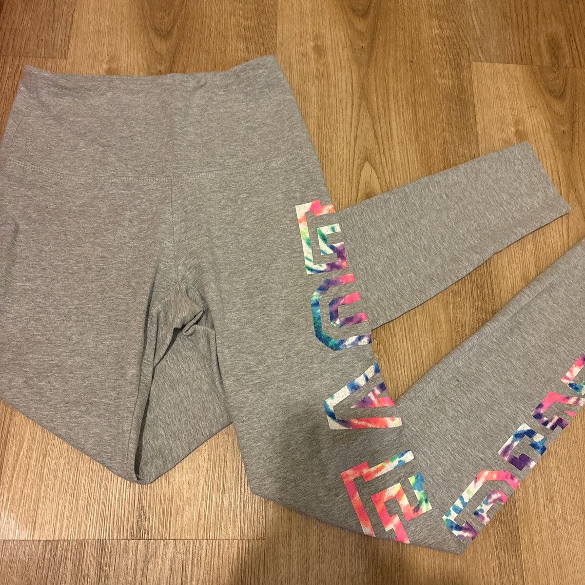 Pink Pink grey leggings Size 25" / US 0 / IT 36 - 1 Thumbnail