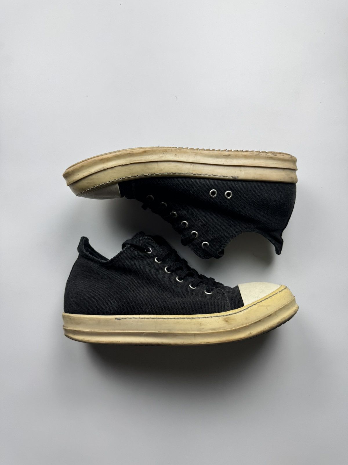 Rick Owens Drkshdw Rick Owens Drkshdw Ramones Low Size US 8 / EU 41 - 1 Thumbnail