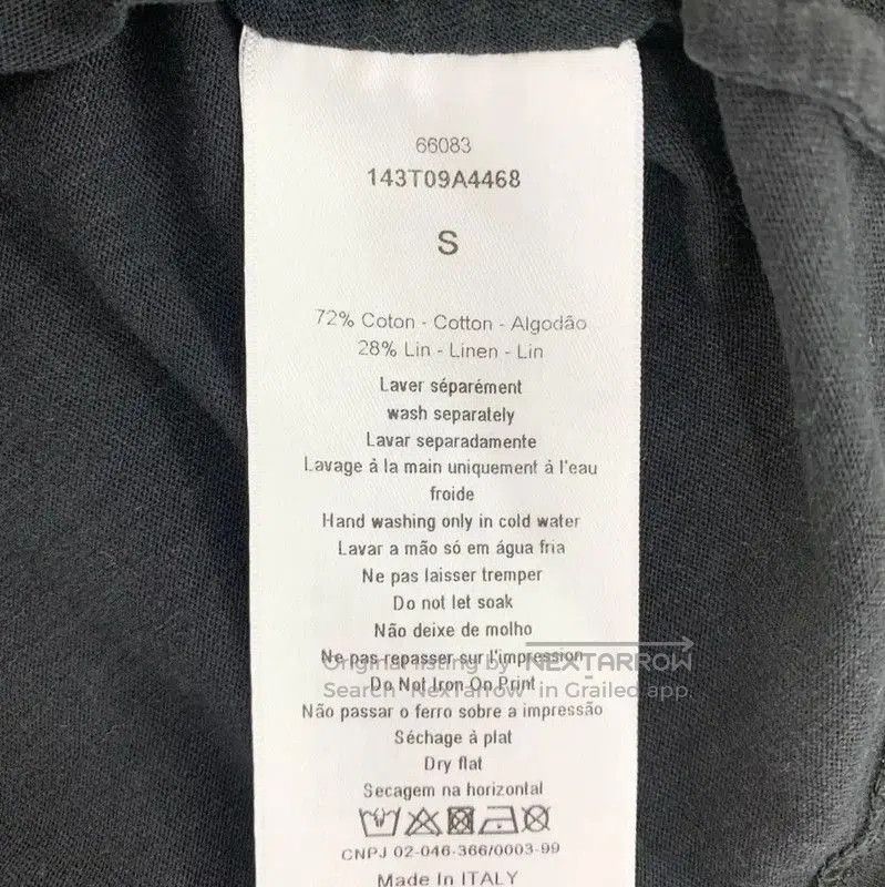 Dior Dior Black Cotton Women's T. Size S / US 4 / IT 40 - 7 Thumbnail