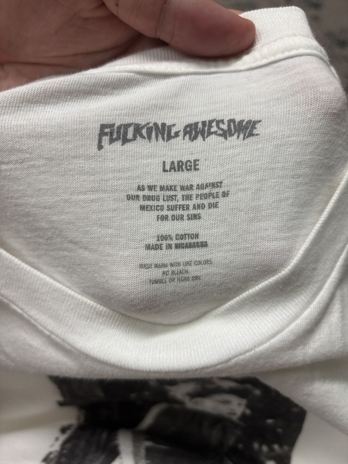 Fucking Awesome 💥RARE💥FUCKING AWESOME CURRENTLY IN AMERICA TSHIRT TEE🔥 Size US L / EU 52-54 / 3 - 9 Thumbnail