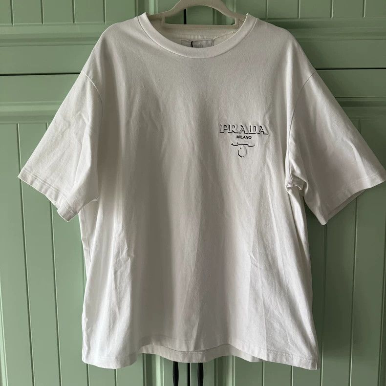 Prada White short-sleeved T-shirt
