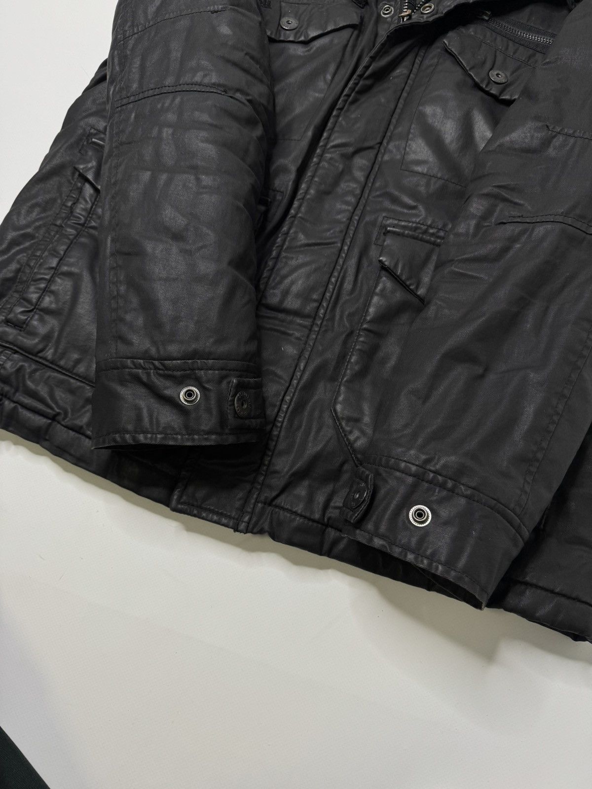 Schott Vintage rare Schott USA Waxed Parka coat 90s 00s barbour old Size US XL / EU 56 / 4 - 6 Thumbnail