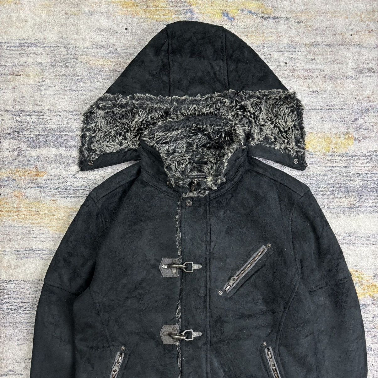 Le Grande Bleu (L.G.B.) Nicole club for men full fur interior suede jacket vkei Size US M / EU 48-50 / 2 - 7 Thumbnail