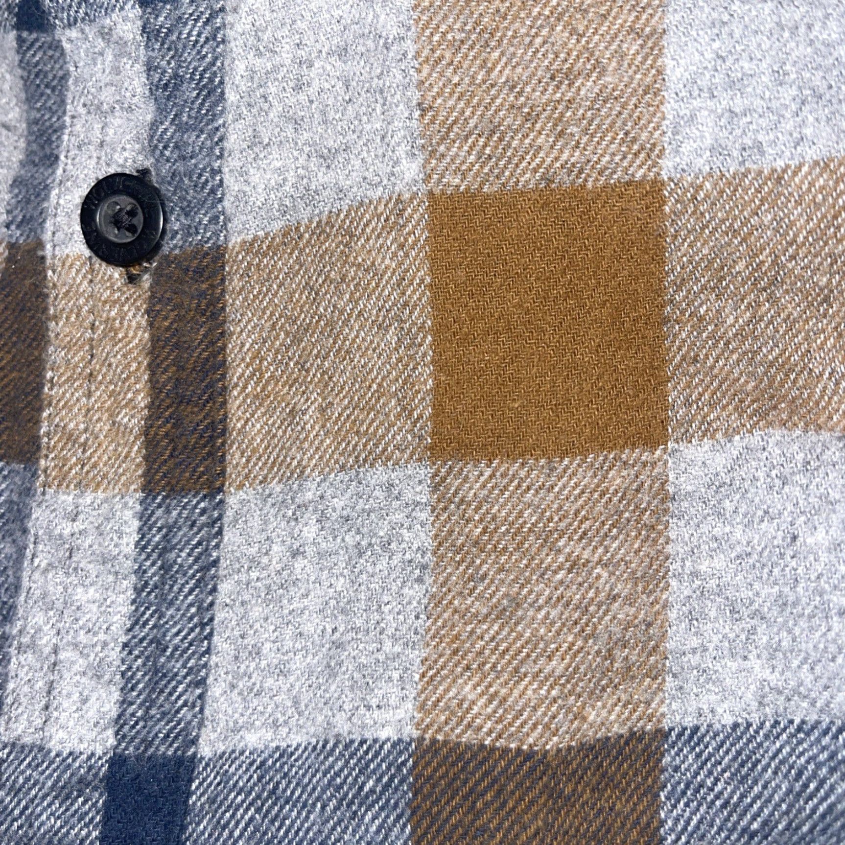 Vintage Wolverine Button-Up Shirt Men L Flannel Checkered Long Sleeve Gray Blue Tan Casual Workwear Size US L / EU 52-54 / 3 - 7 Thumbnail