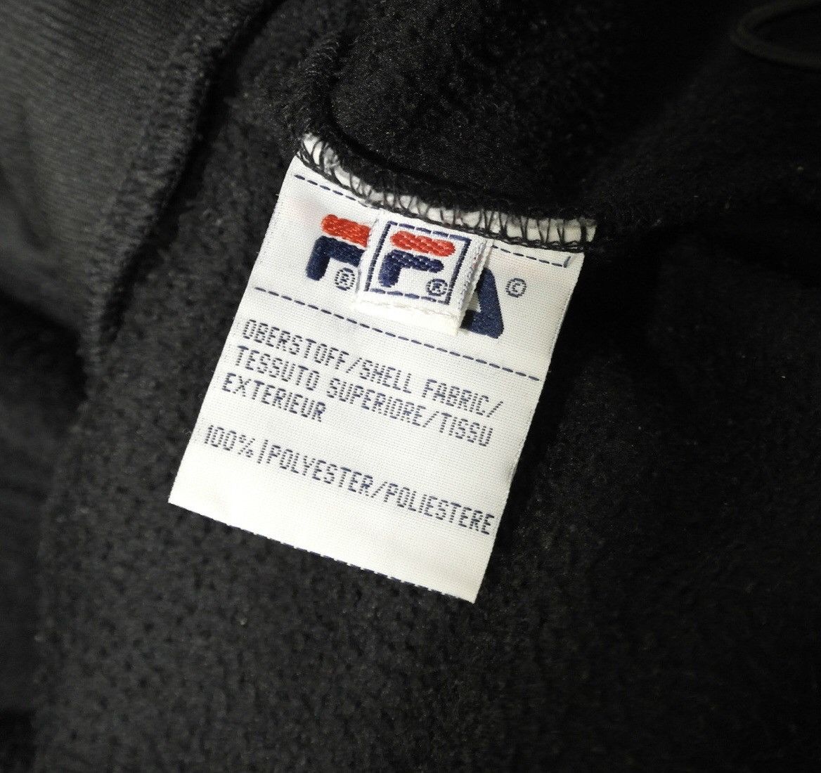 Fila Fila Vintage Fleece Zip Jacket Men's M Black Size US M / EU 48-50 / 2 - 7 Thumbnail