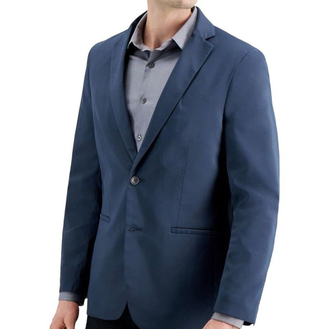 Alfani Alfani Suit Separate Sport-Coat Stretch Blue. Size XL. NWT. Size 44R - 1 Thumbnail