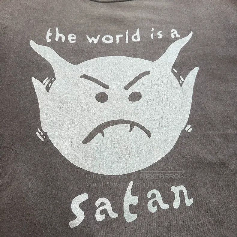 Saint Michael Saint Michael Devil Pumpkin Heavy Metal Band Wash Destroy Size US M / EU 48-50 / 2 - 6 Thumbnail