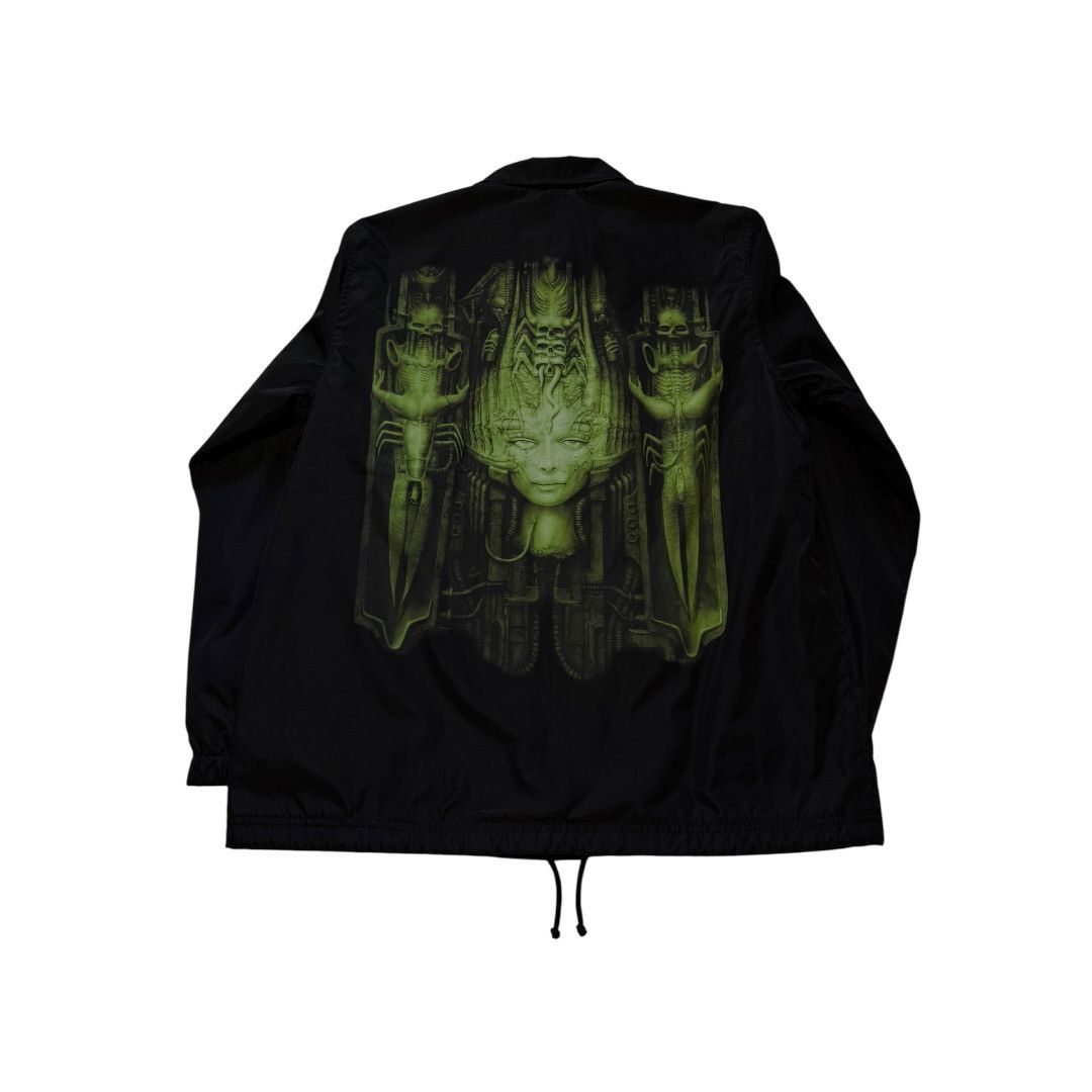 Supreme FW2014 Supreme HR Giger Coaches Jacket Black Alien