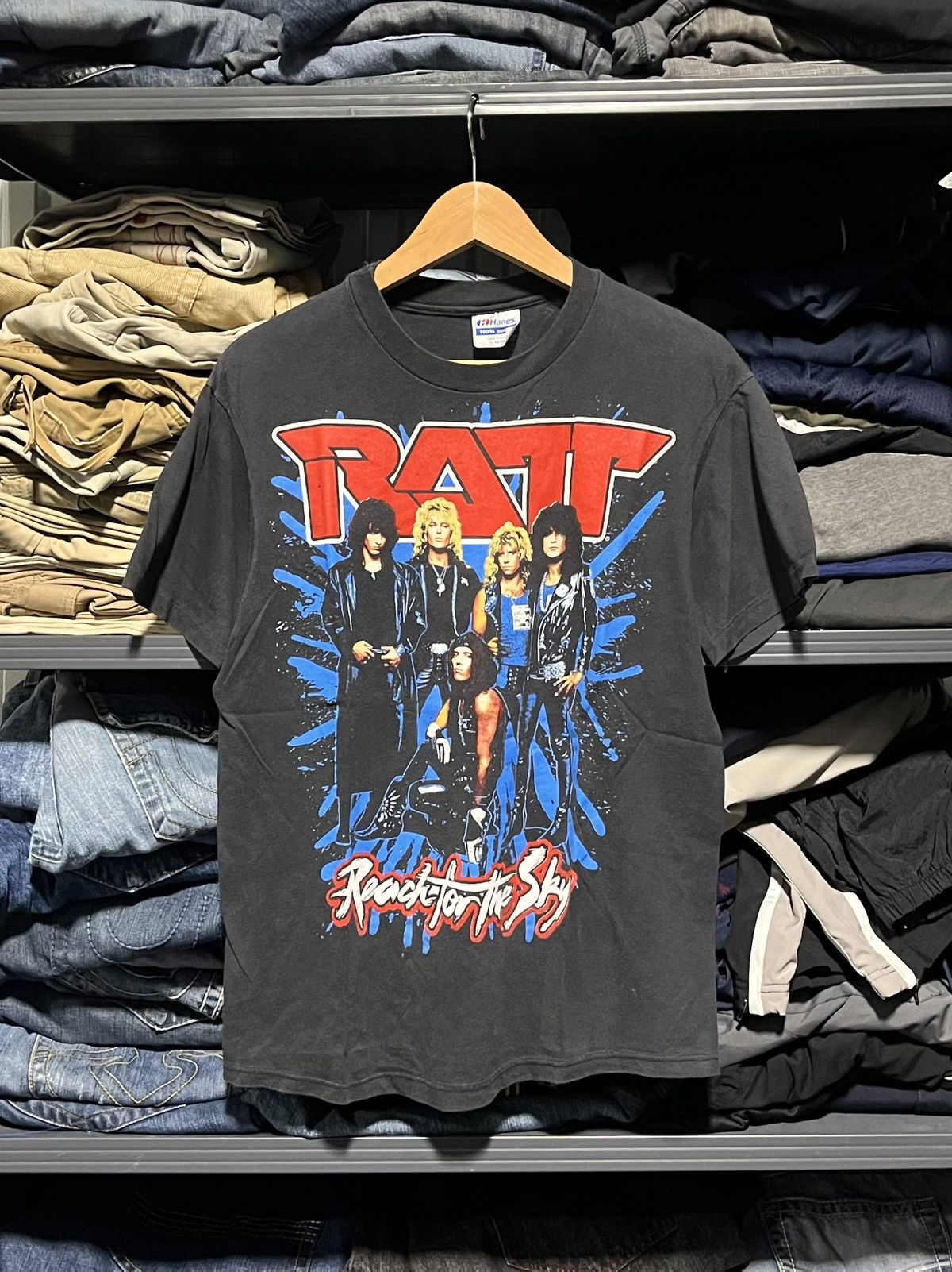 Band Tees × Vintage CRAZY VINTAGE 1989 RATT CITY TO CITY WORLD TOUR BAND TEE Size US M / EU 48-50 / 2 - 1 Thumbnail