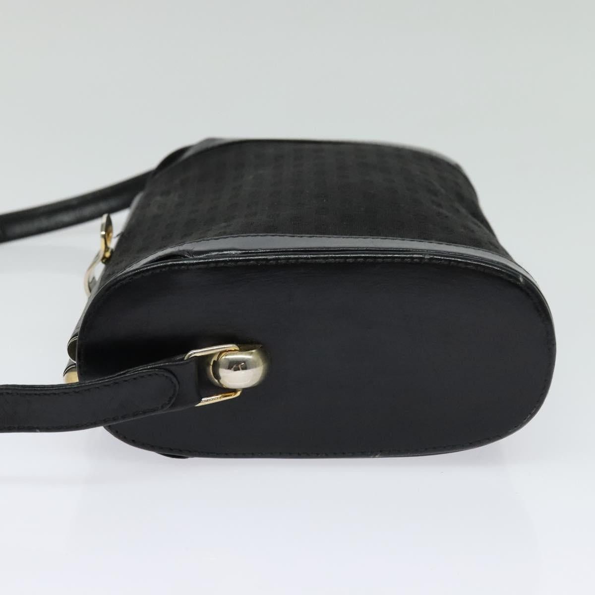 Gucci GUCCI Micro GG Canvas Shoulder Bag Leather Gold Black Size ONE SIZE - 4 Thumbnail