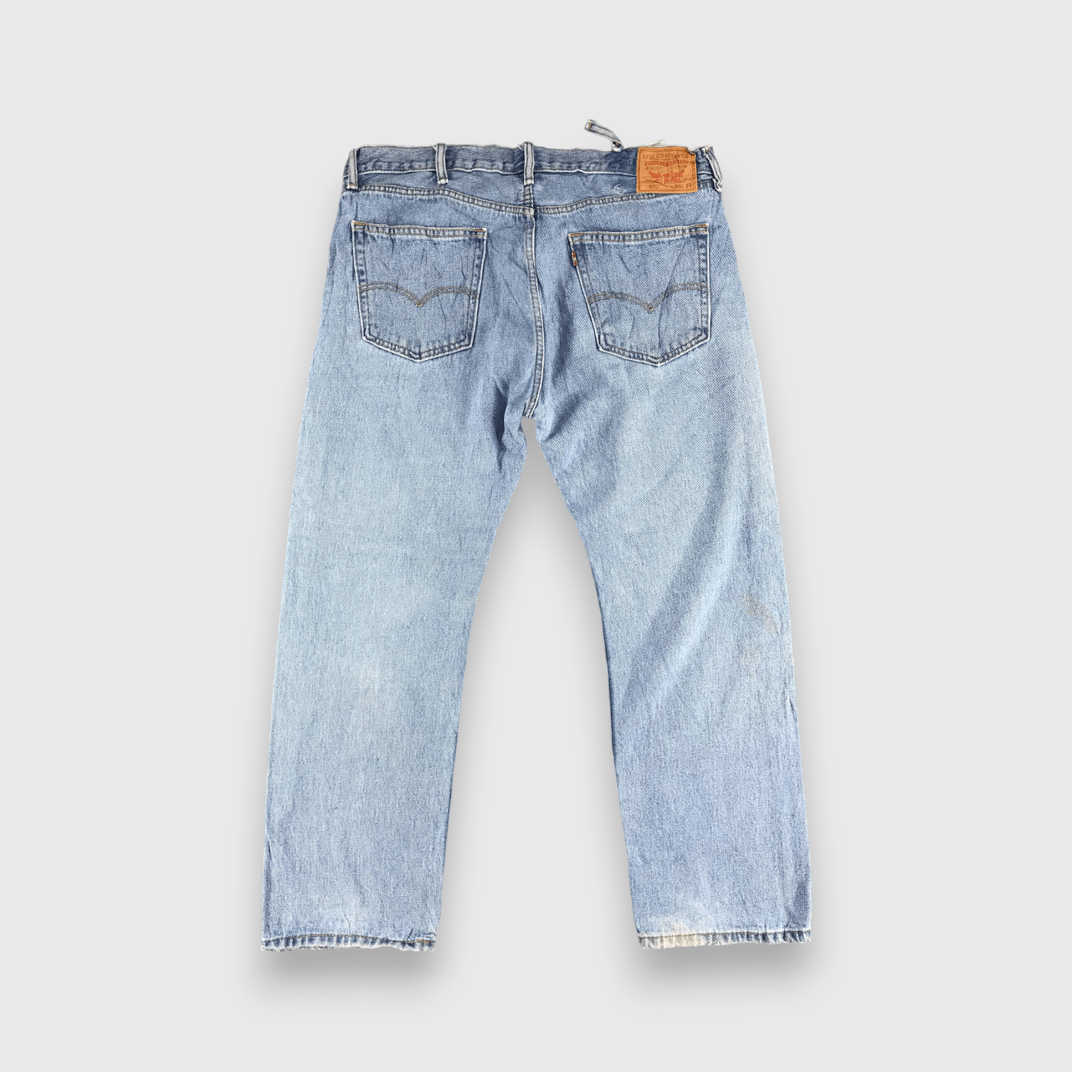 Levi's Vintage Levis 505 Jeans Light Blue Denim -J556 Size US 40 / EU 56 - 2 Thumbnail