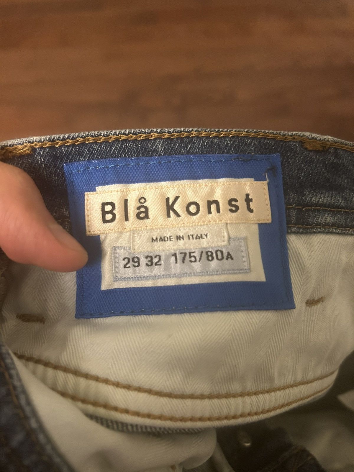Acne Studios Bla Konst River Mid Blue Size US 29 - 4 Thumbnail