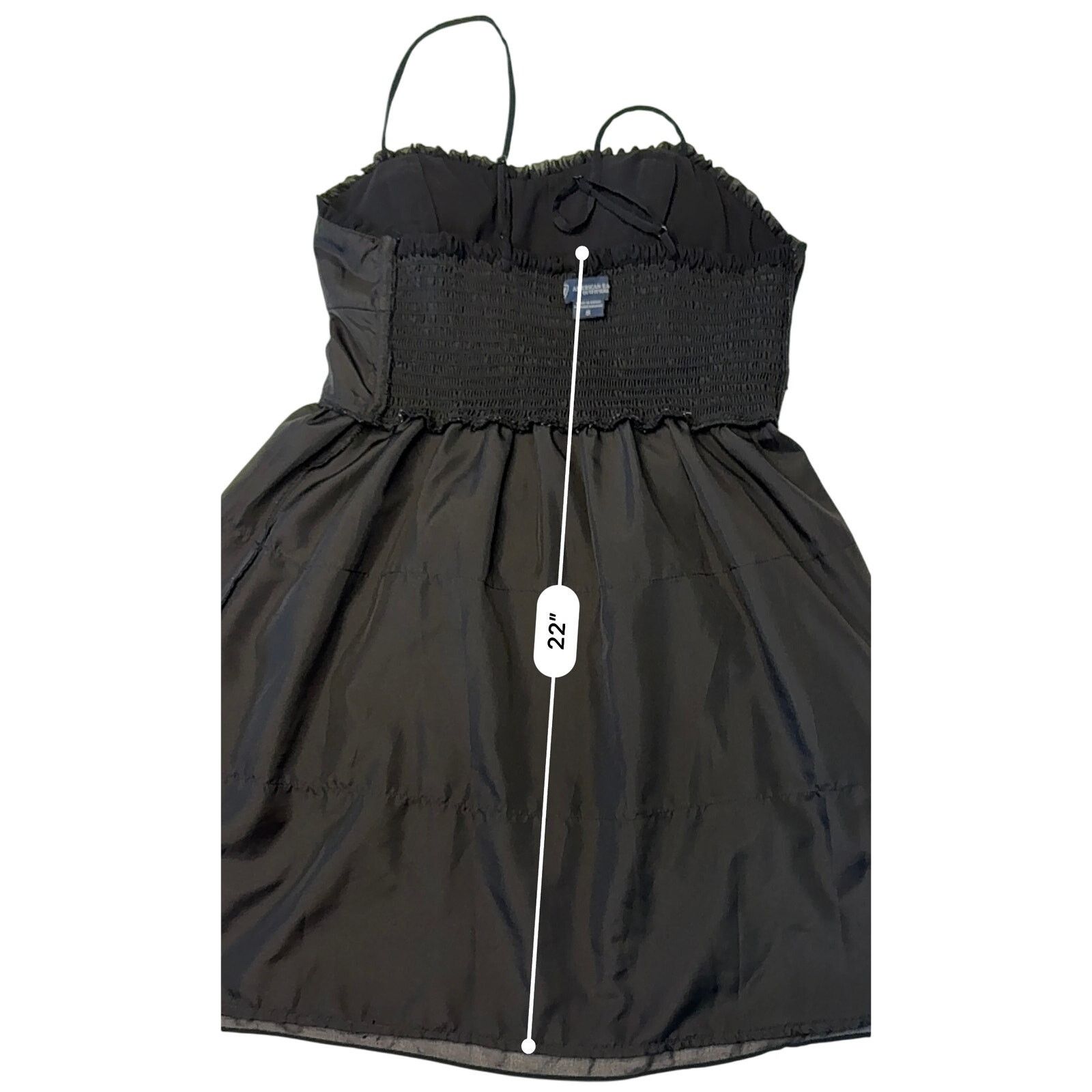 American Eagle Outfitters American Eagle Outfitters Tiered Black Dress sz 8 LBD Party Size M / US 6-8 / IT 42-44 - 9 Thumbnail
