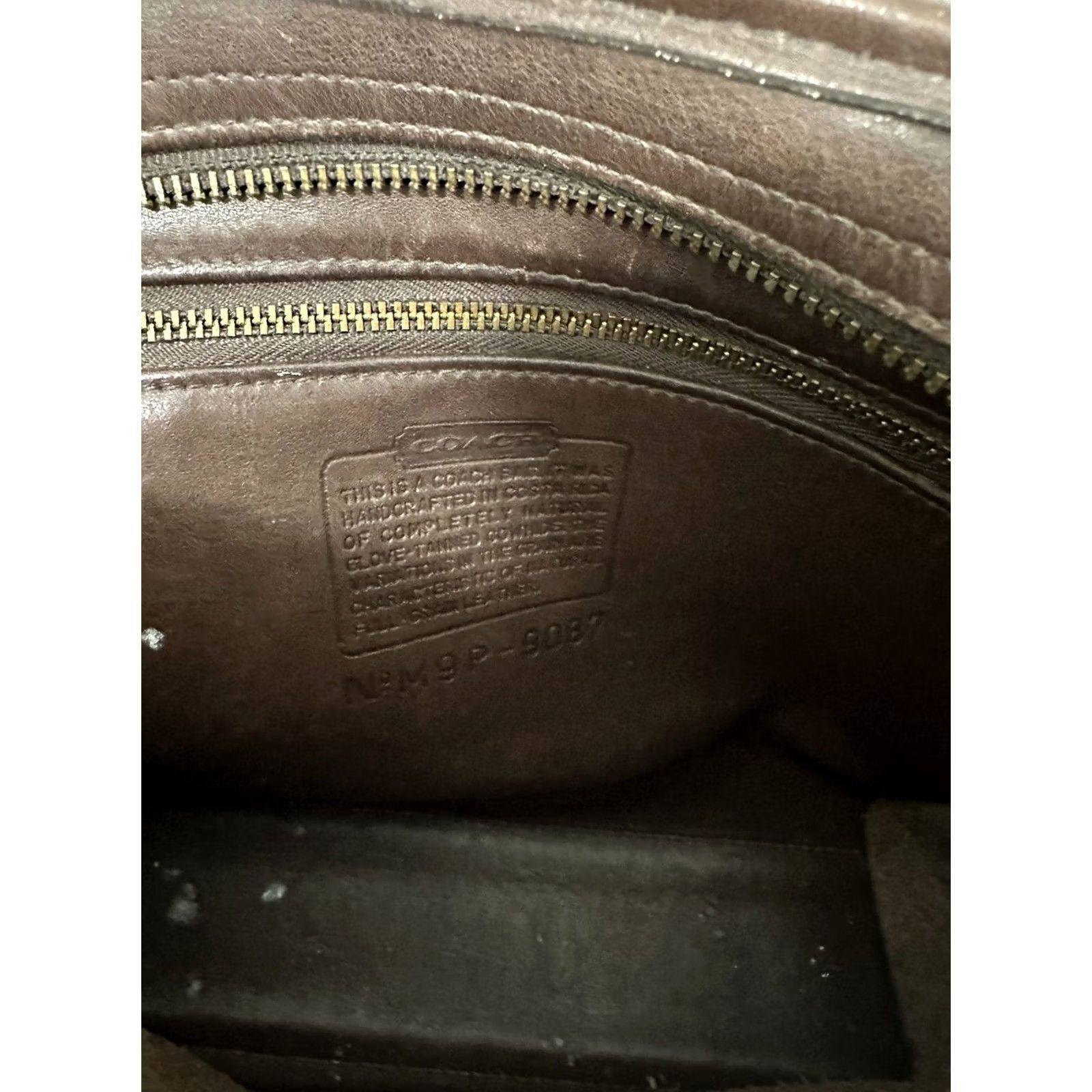 Coach VINTAGE Coach Metropolis Zip Crossbody Bag 9087 Leather Mahogany Costa Rica 1998 Womens Medium Adjustable Strap Size ONE SIZE - 5 Thumbnail
