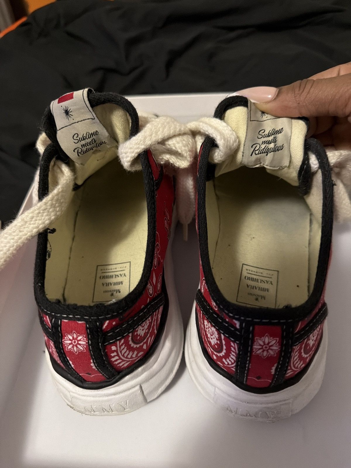 Maison MIHARA YASUHIRO Maison Mihara Yasuhiro Bandana Canvas Sneaker Size US 7 / EU 40 - 8 Thumbnail