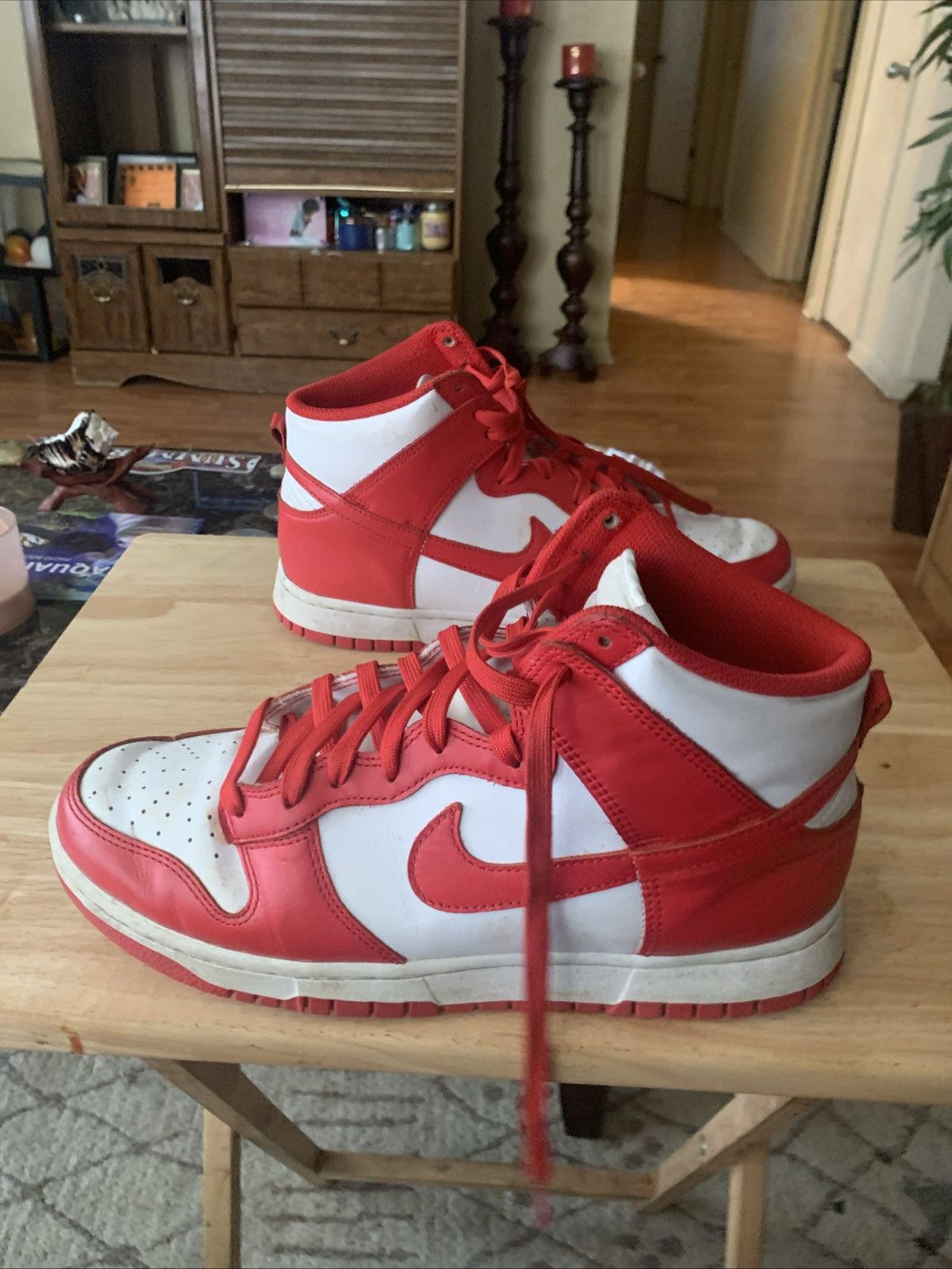 Nike dunk hi championship red Size US 9.5 / EU 42-43 - 3 Thumbnail