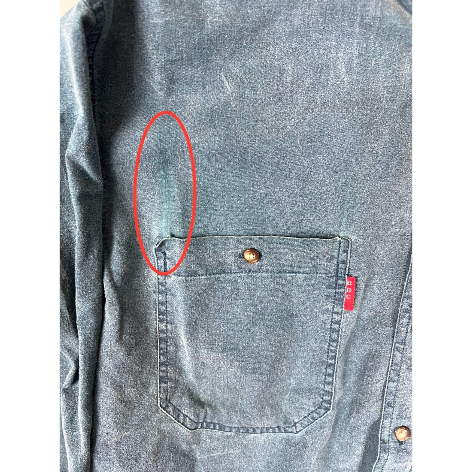 Bugle Boy VINTAGE Bugle Boy Shirt Mens M Blue Denim Long Sleeve Snap Front Casual Size US M / EU 48-50 / 2 - 3 Thumbnail