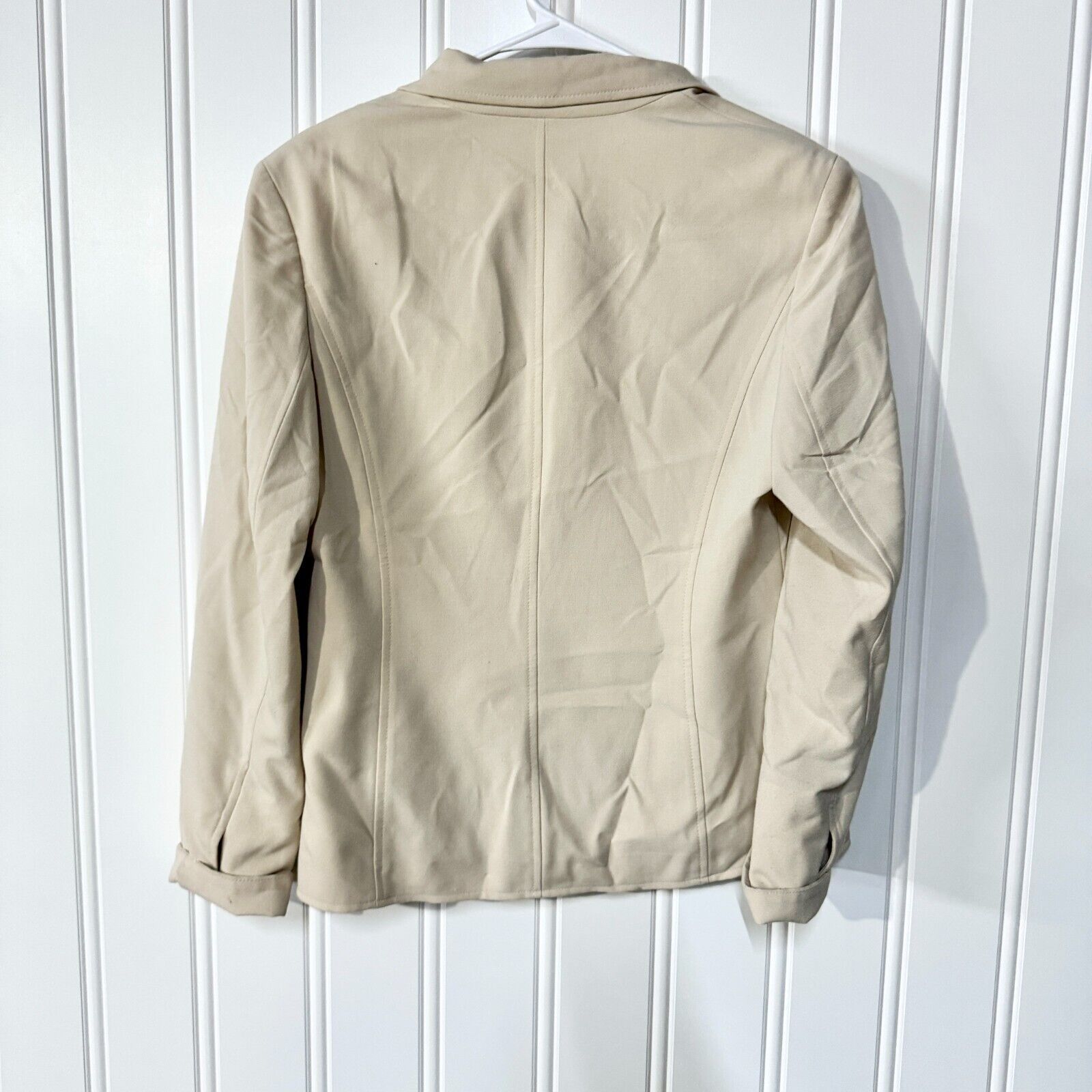 Vintage Vintage Amanda Smith Cream Single Button Down Blazer Size 10 Size L / US 10 / IT 46 - 4 Thumbnail