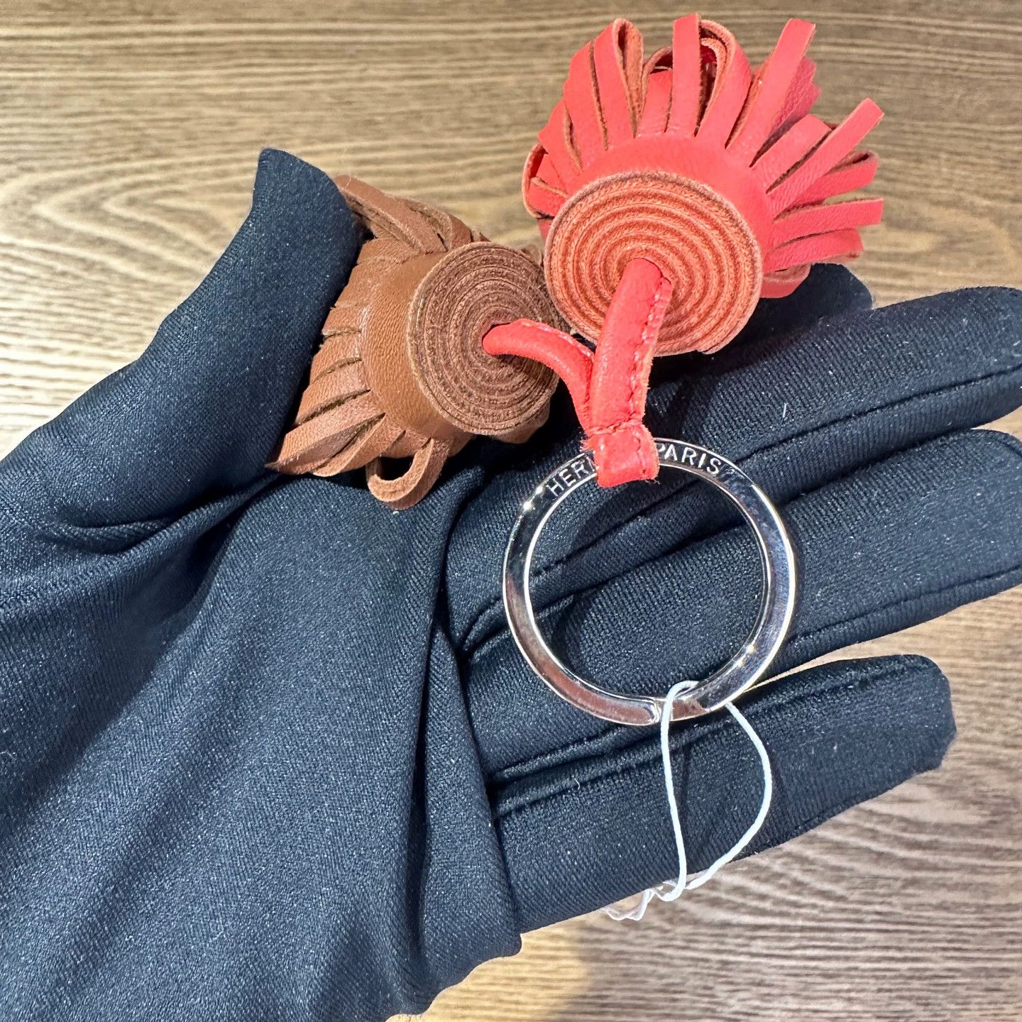 Hermes Hermes mar288 Rose Pink & Ebony Keychain Size ONE SIZE - 3 Thumbnail