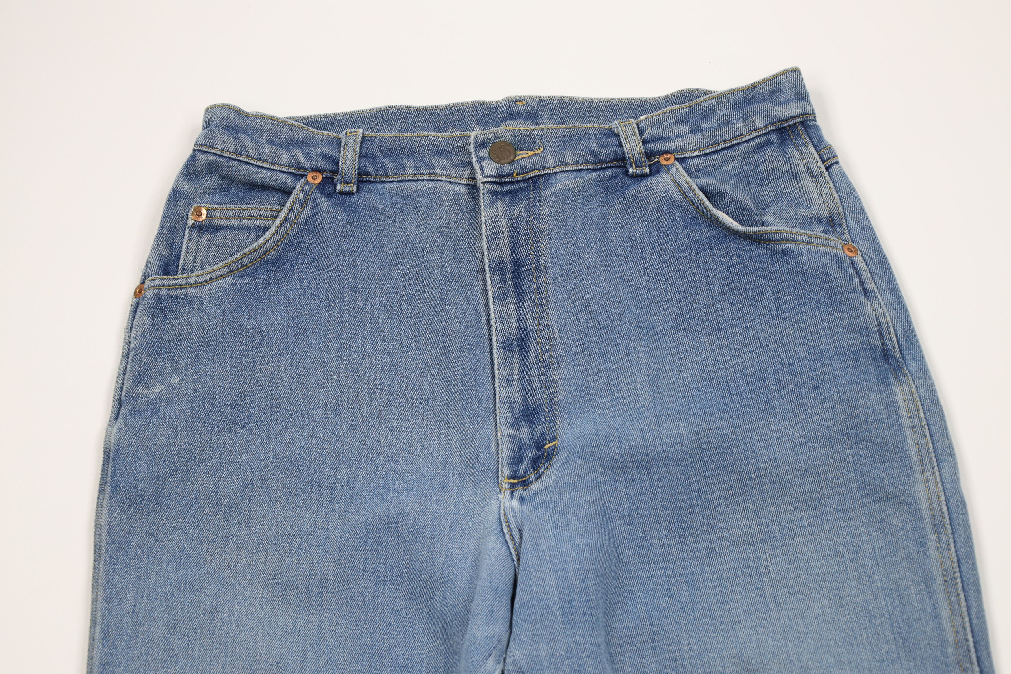 Lee Vintage 90s Lee Western Straight Leg Denim Jeans Blue USA Size US 32 / EU 48 - 2 Thumbnail